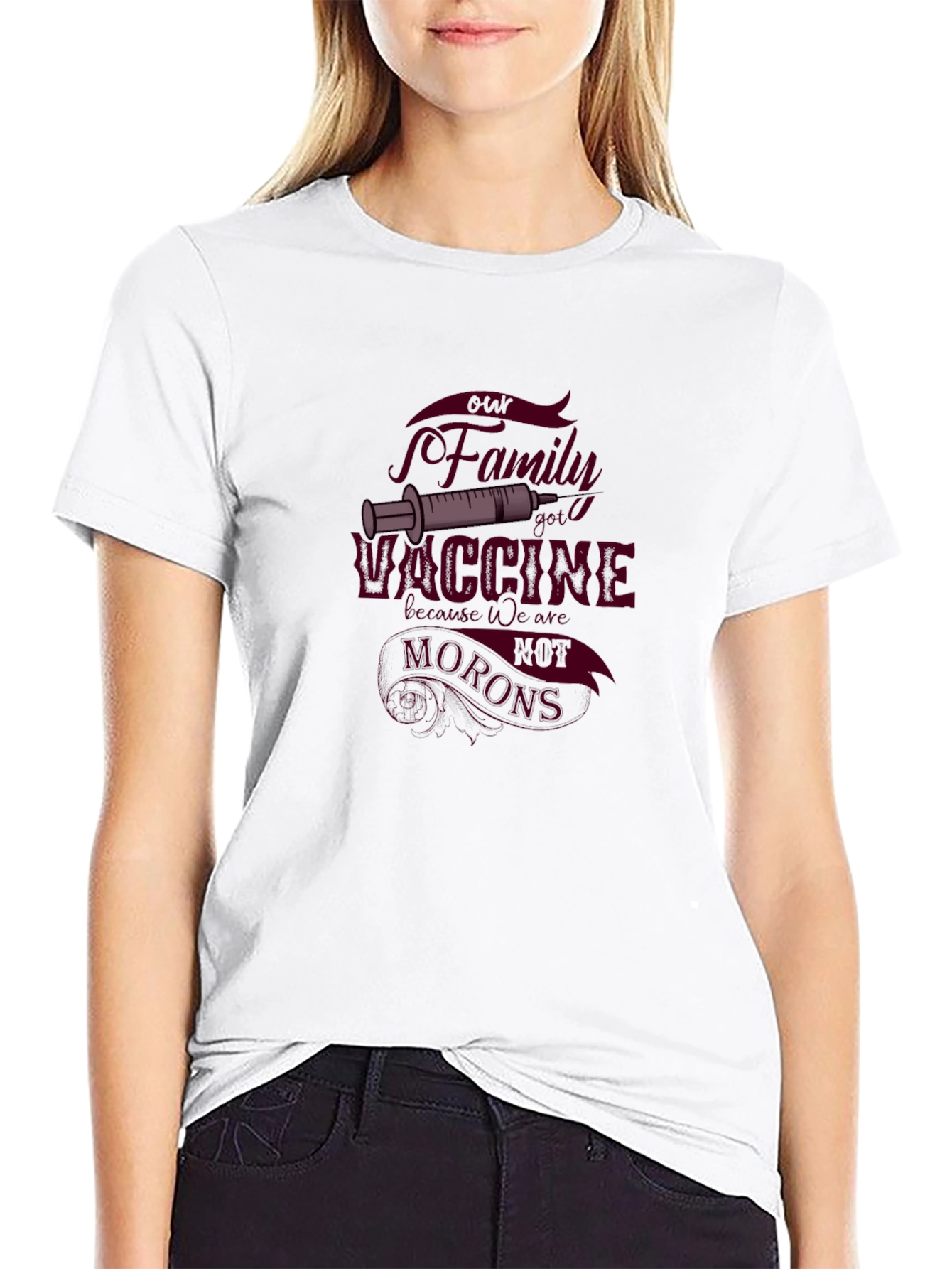 Vaccine Family Black T-Shirt
