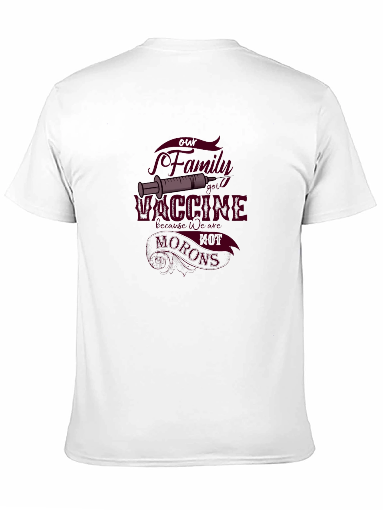 Vaccine Family Black T-Shirt