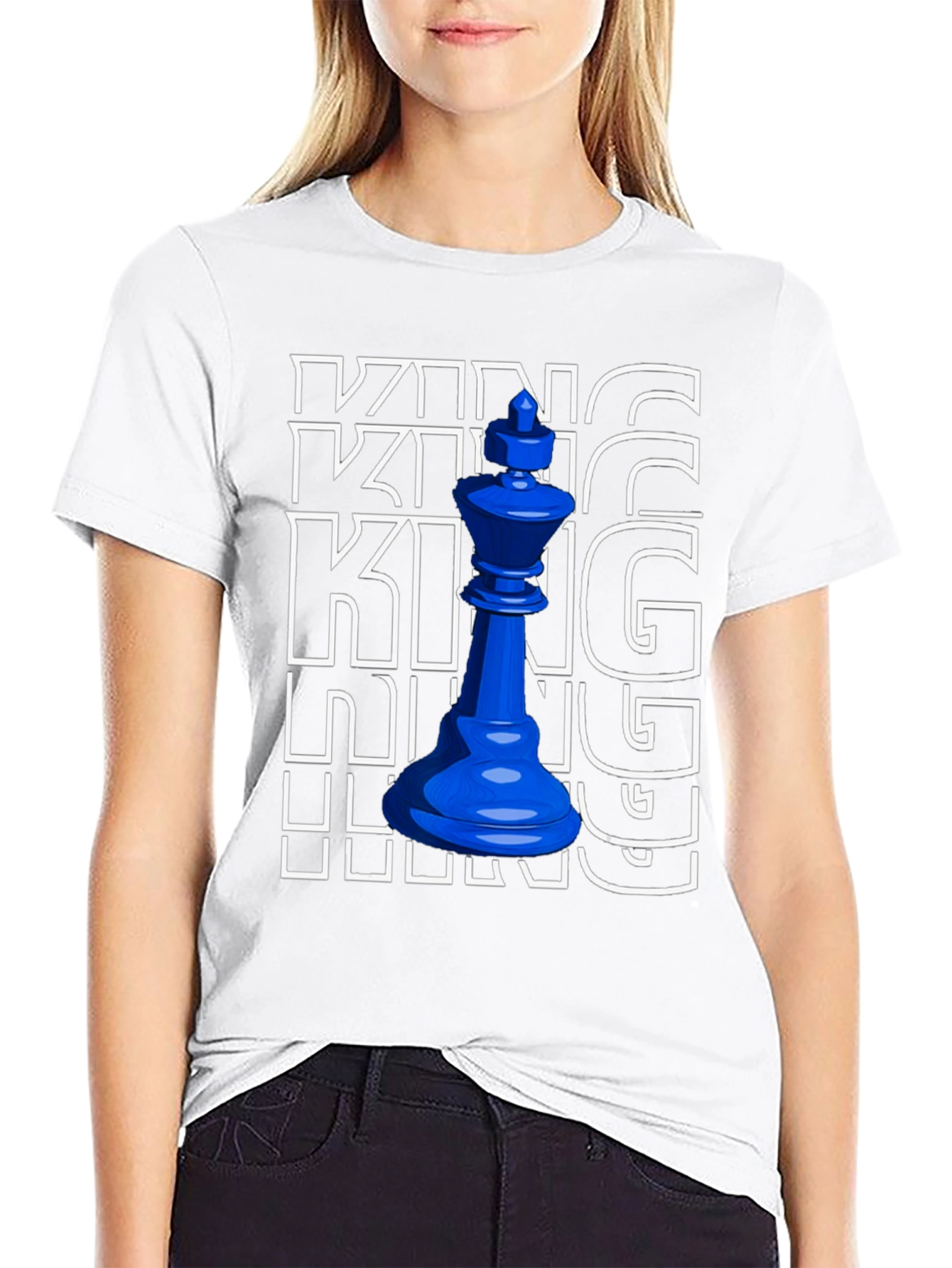 King Chess Piece Graphic T-Shirt