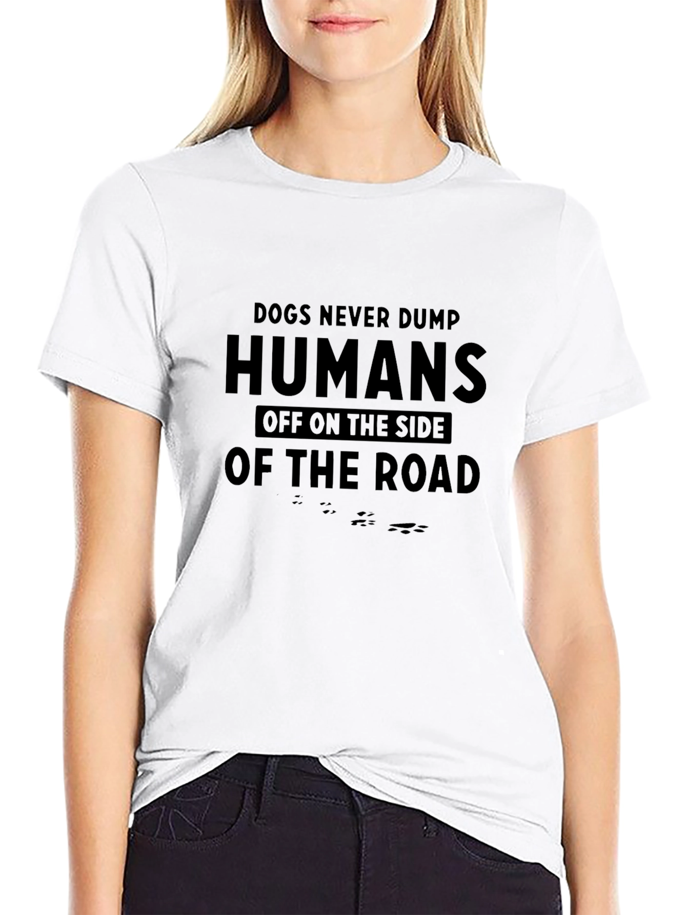 Dogs Never Dump Humans T-Shirt
