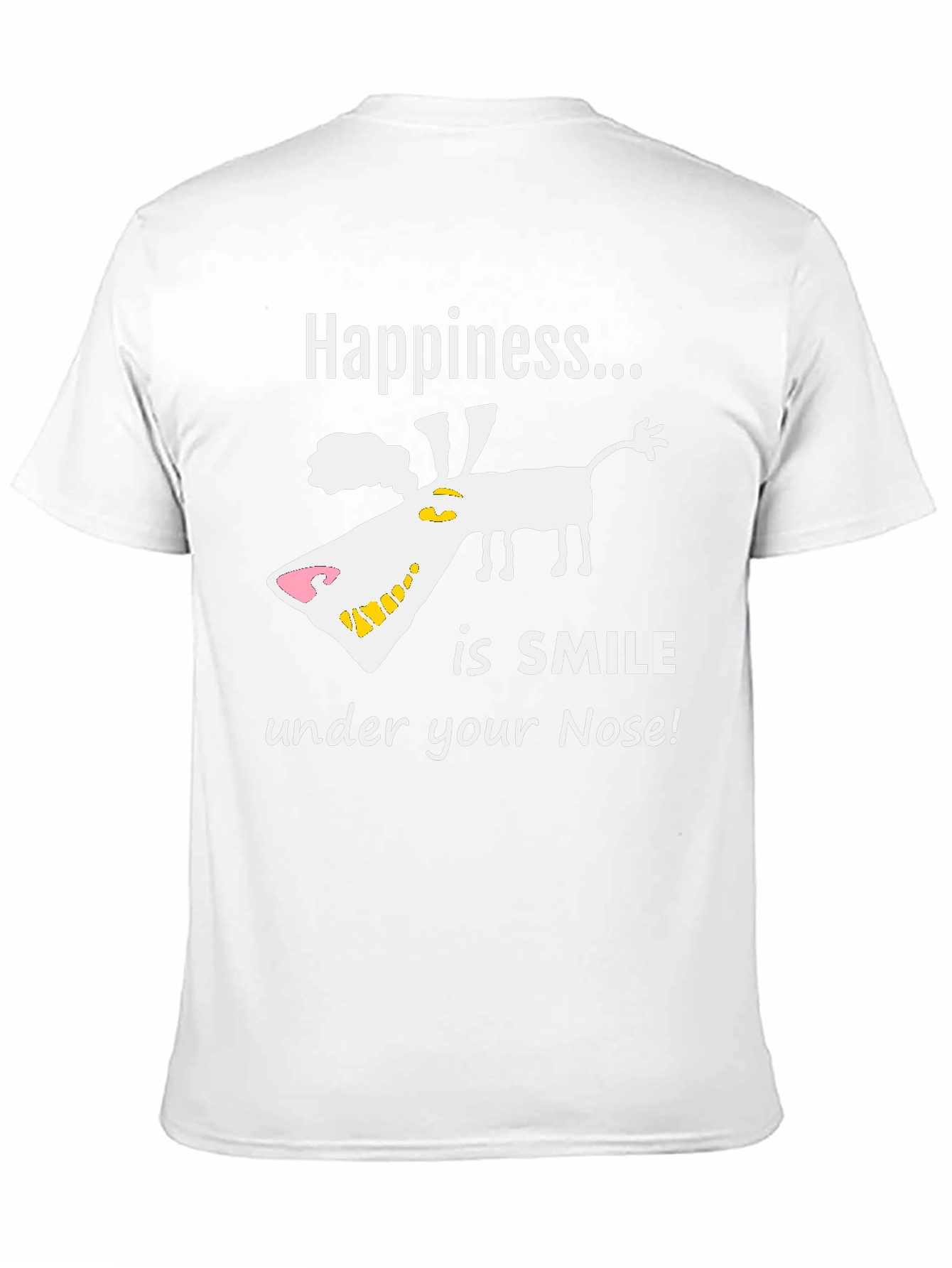 Happiness is Smile Dog Graphic Tee