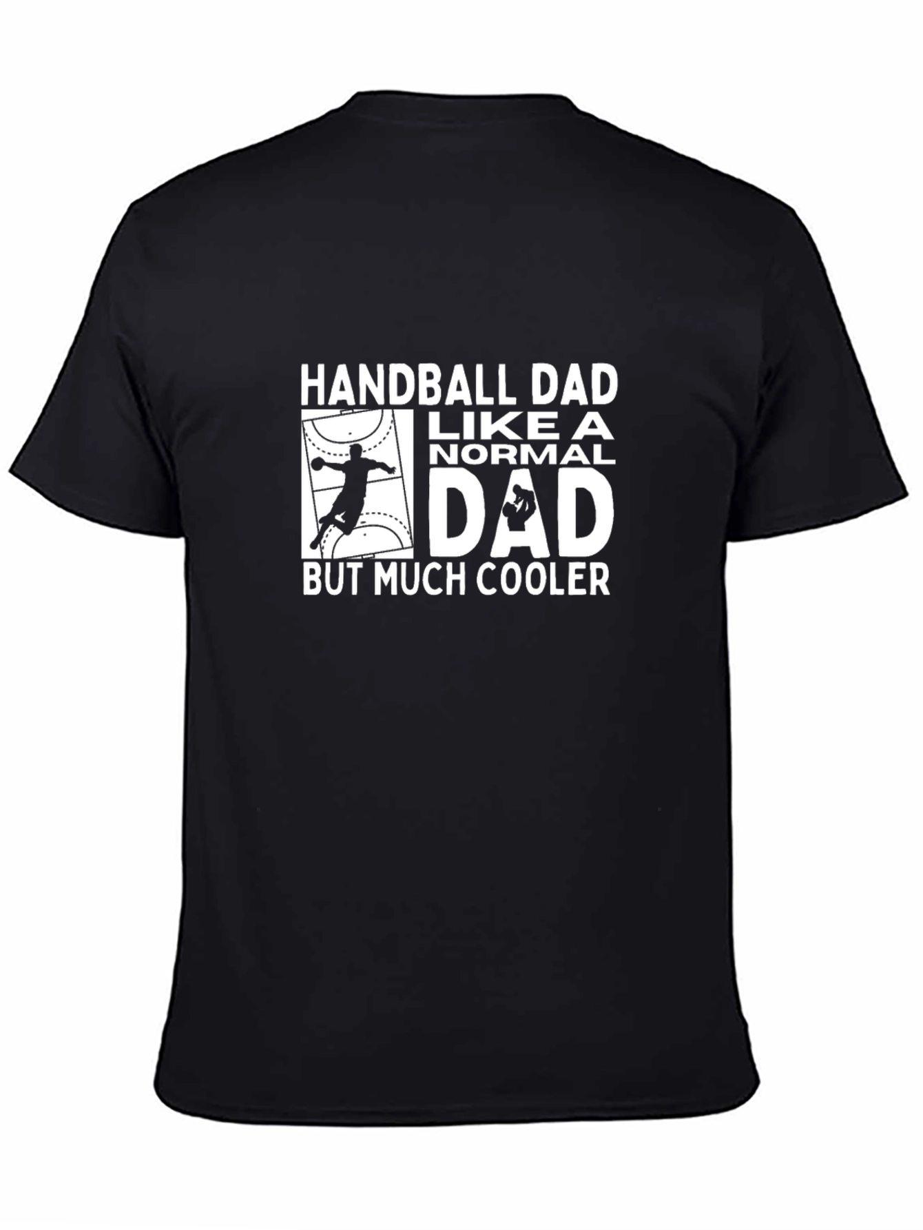 Handball Dad T-Shirt: Cool Fathers Day Gift