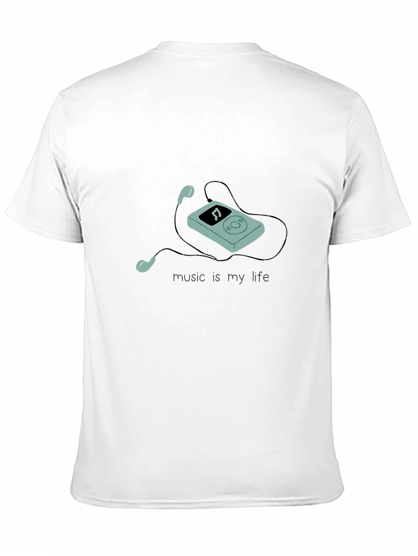 Music is My Life Graphic T-Shirt
