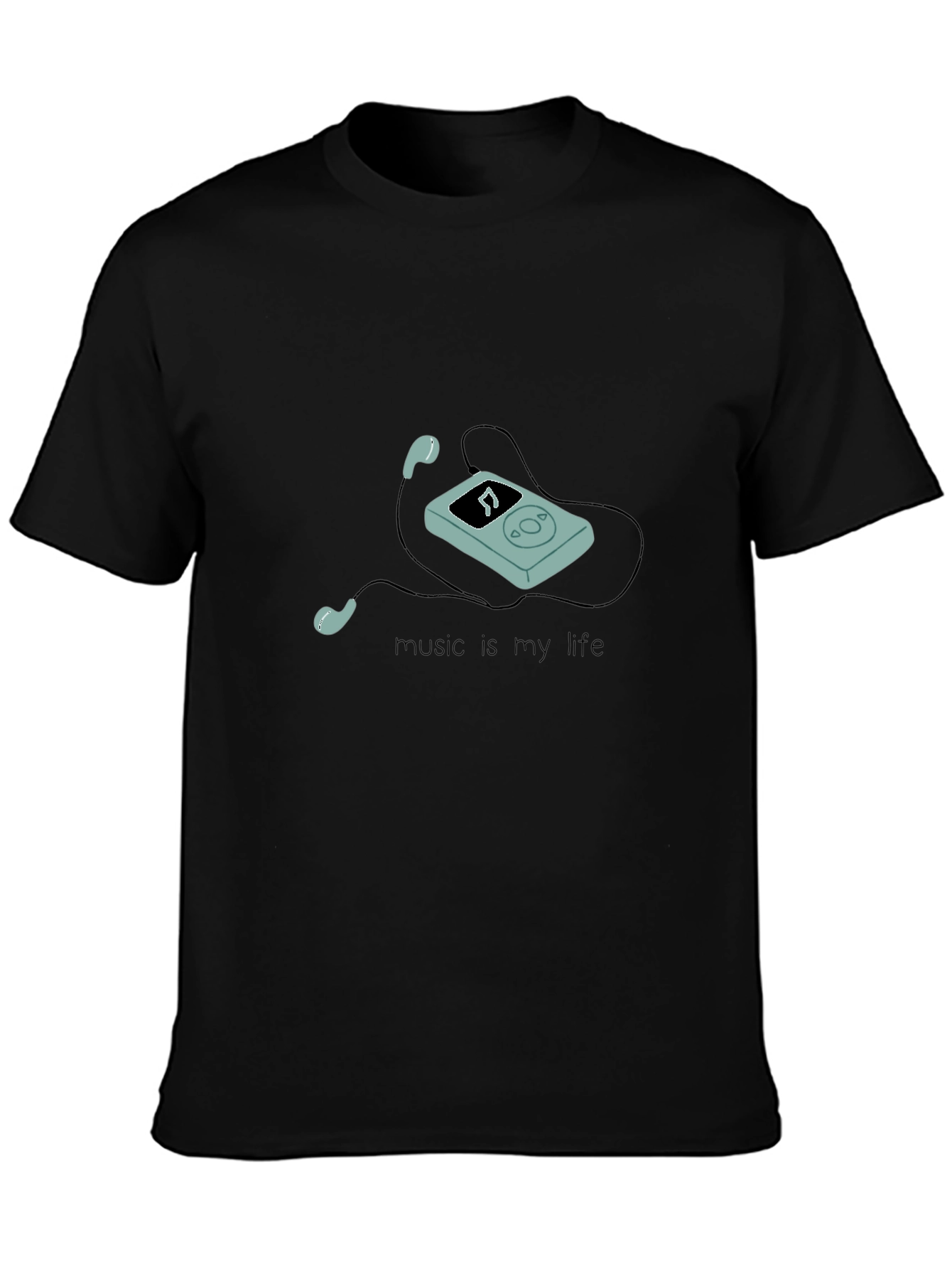 Music is My Life Graphic T-Shirt