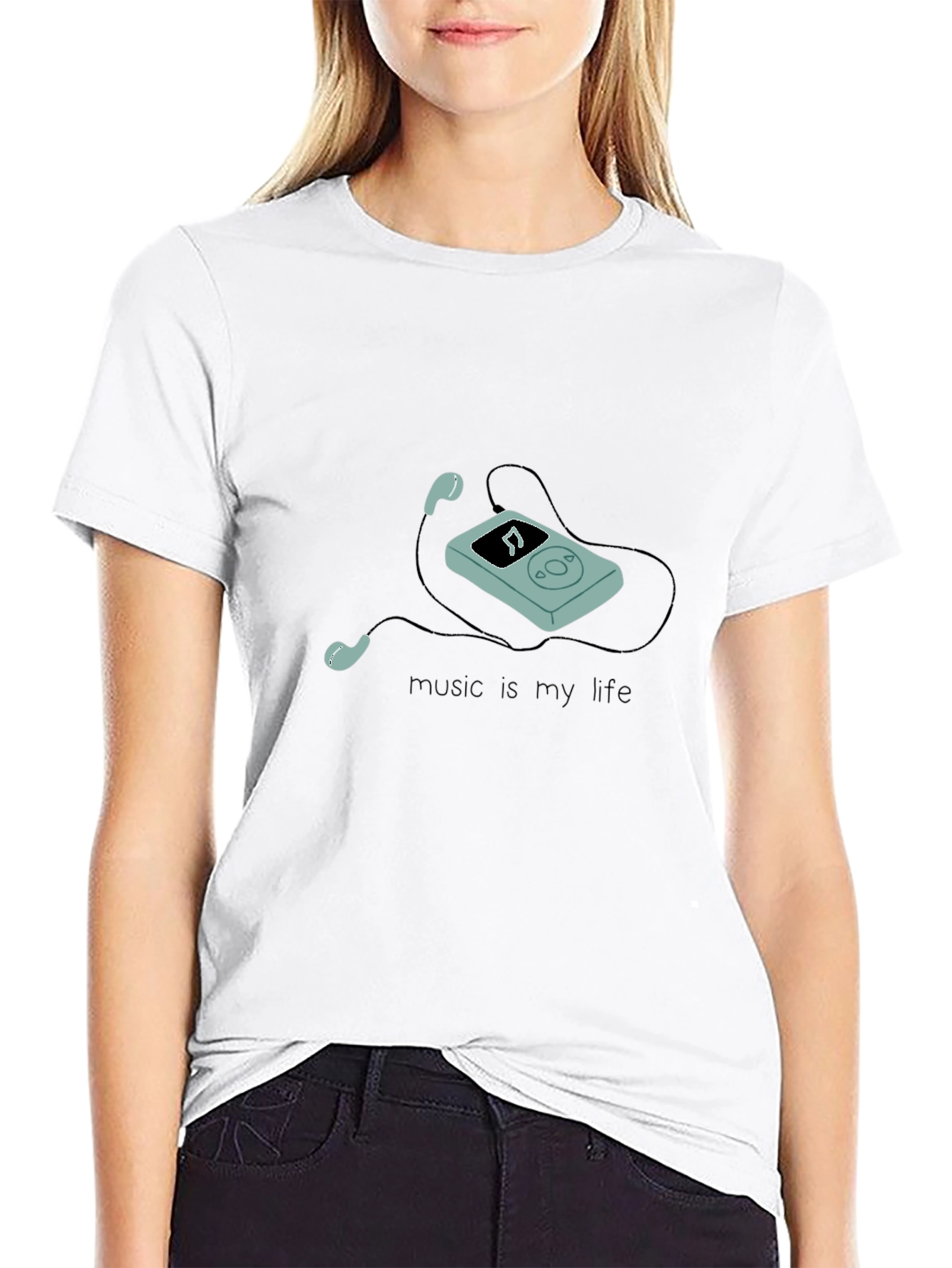Music is My Life Graphic T-Shirt