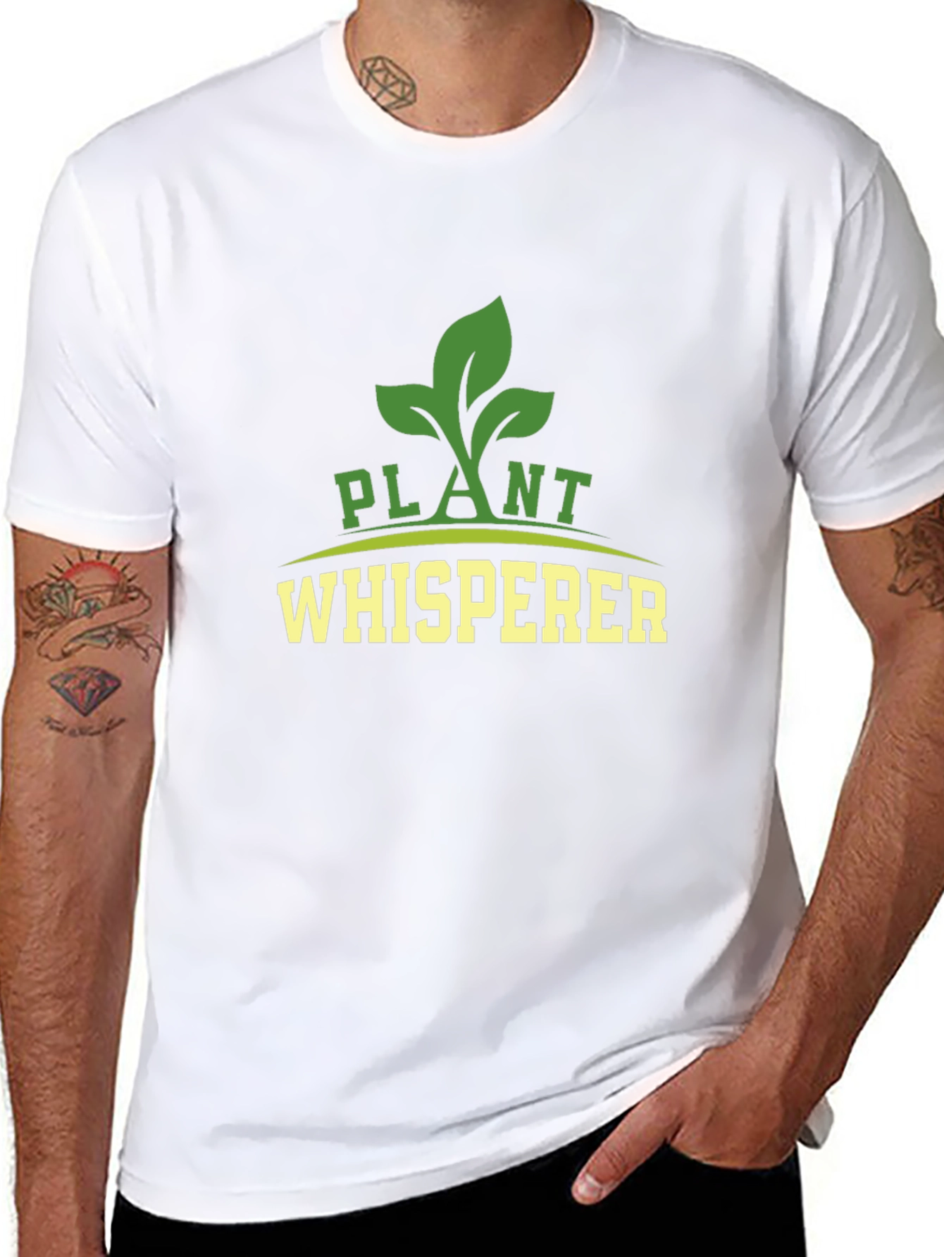 Plant Whisperer Graphic Tee - Black