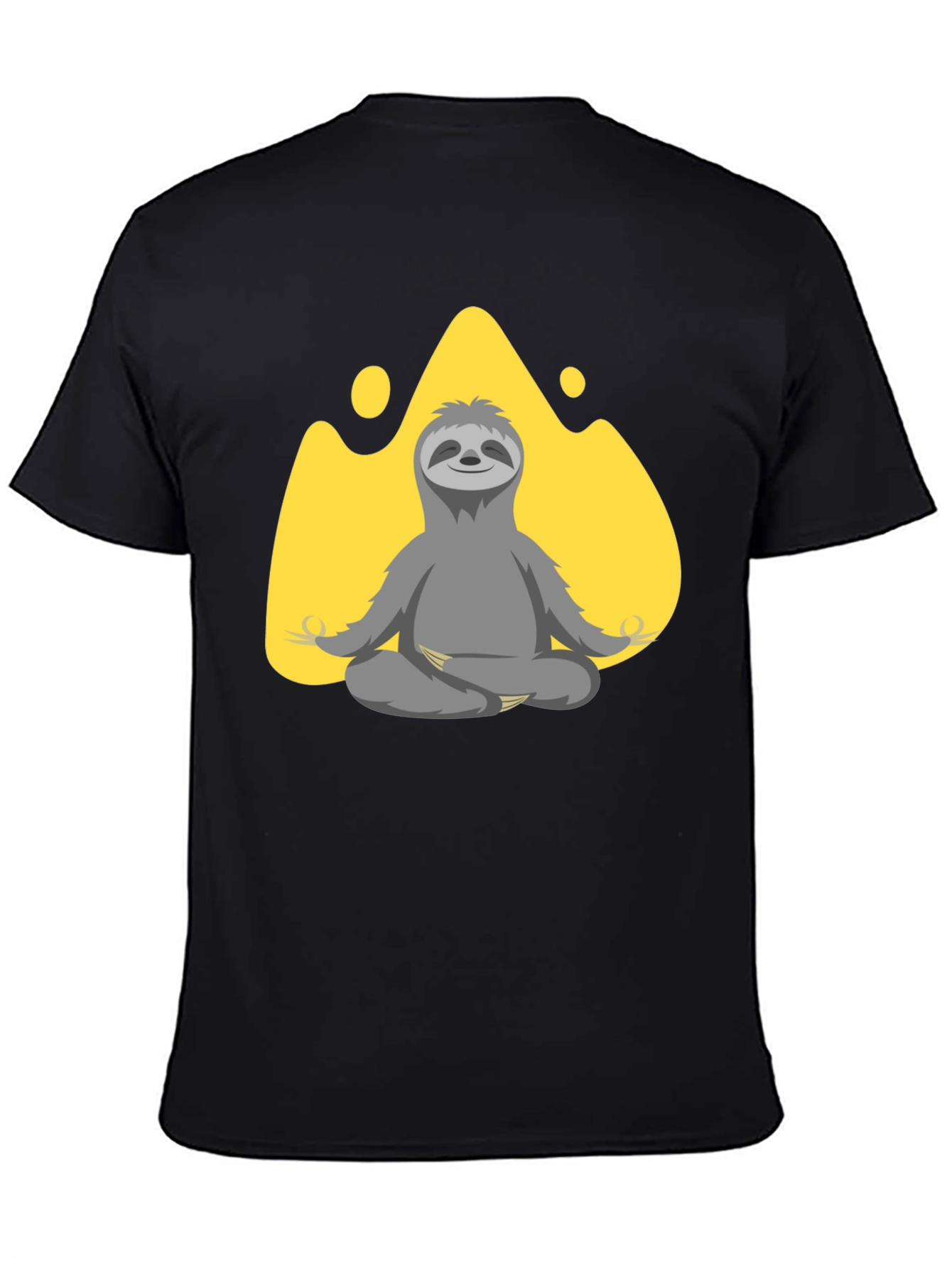 Meditating Sloth Graphic T-Shirt