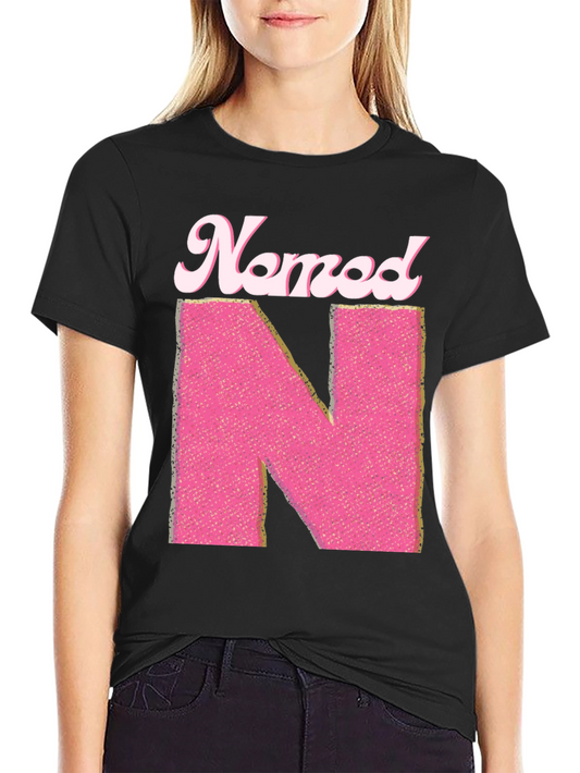 Named N Initial Pink Letter T-Shirt
