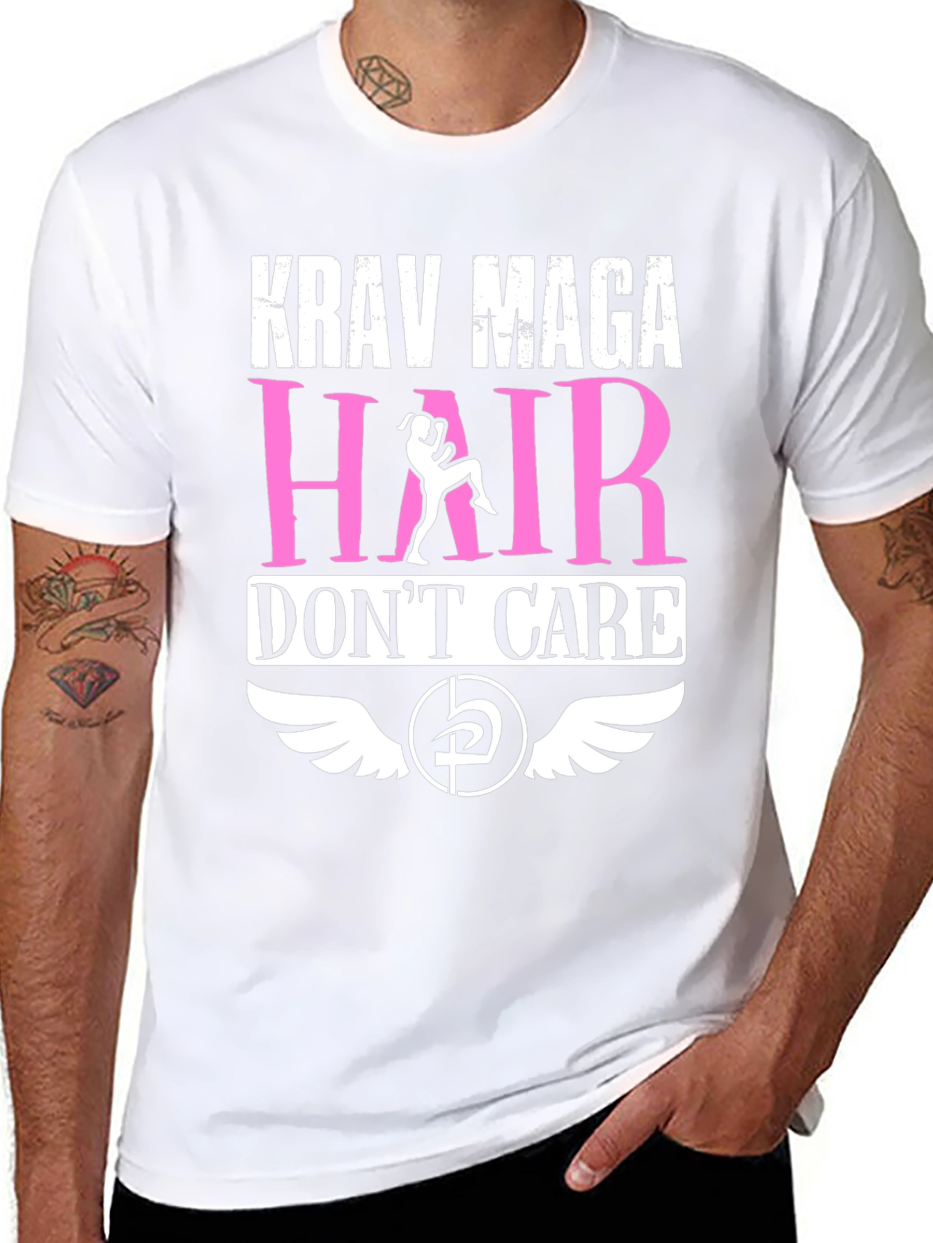 Krav Maga Hair Dont Care T-Shirt Martial Arts