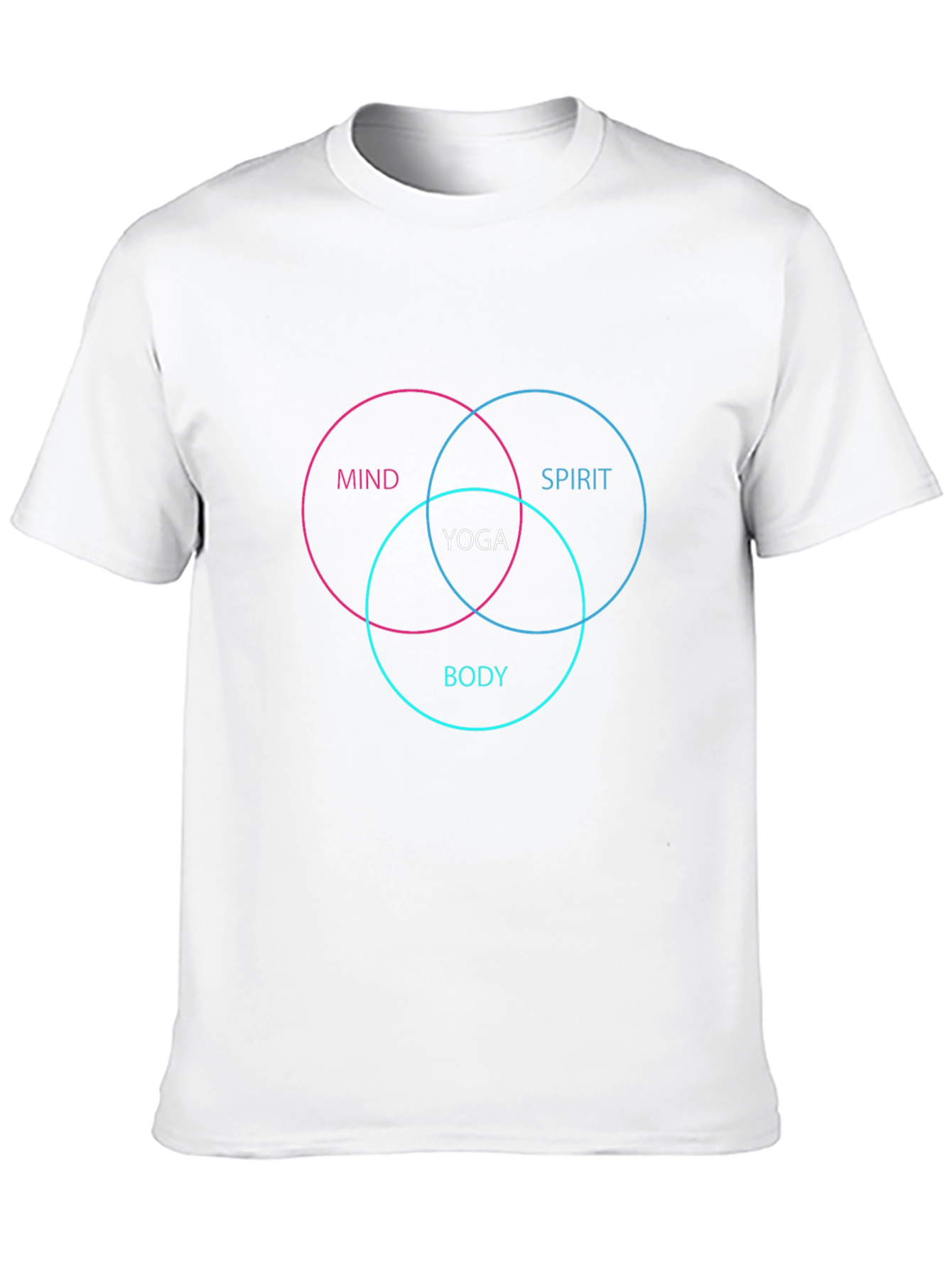 Mind Body Spirit Yoga T-Shirt Black
