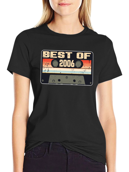 Best of 2006 Cassette Tape Black T-Shirt