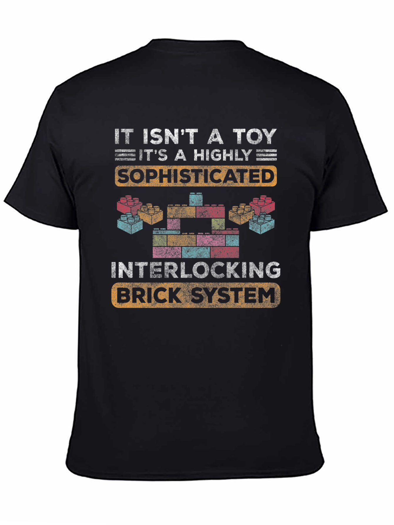 Sophisticated Interlocking Brick System T-Shirt
