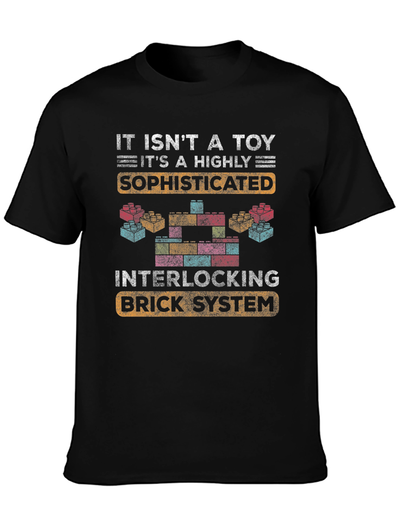 Sophisticated Interlocking Brick System T-Shirt