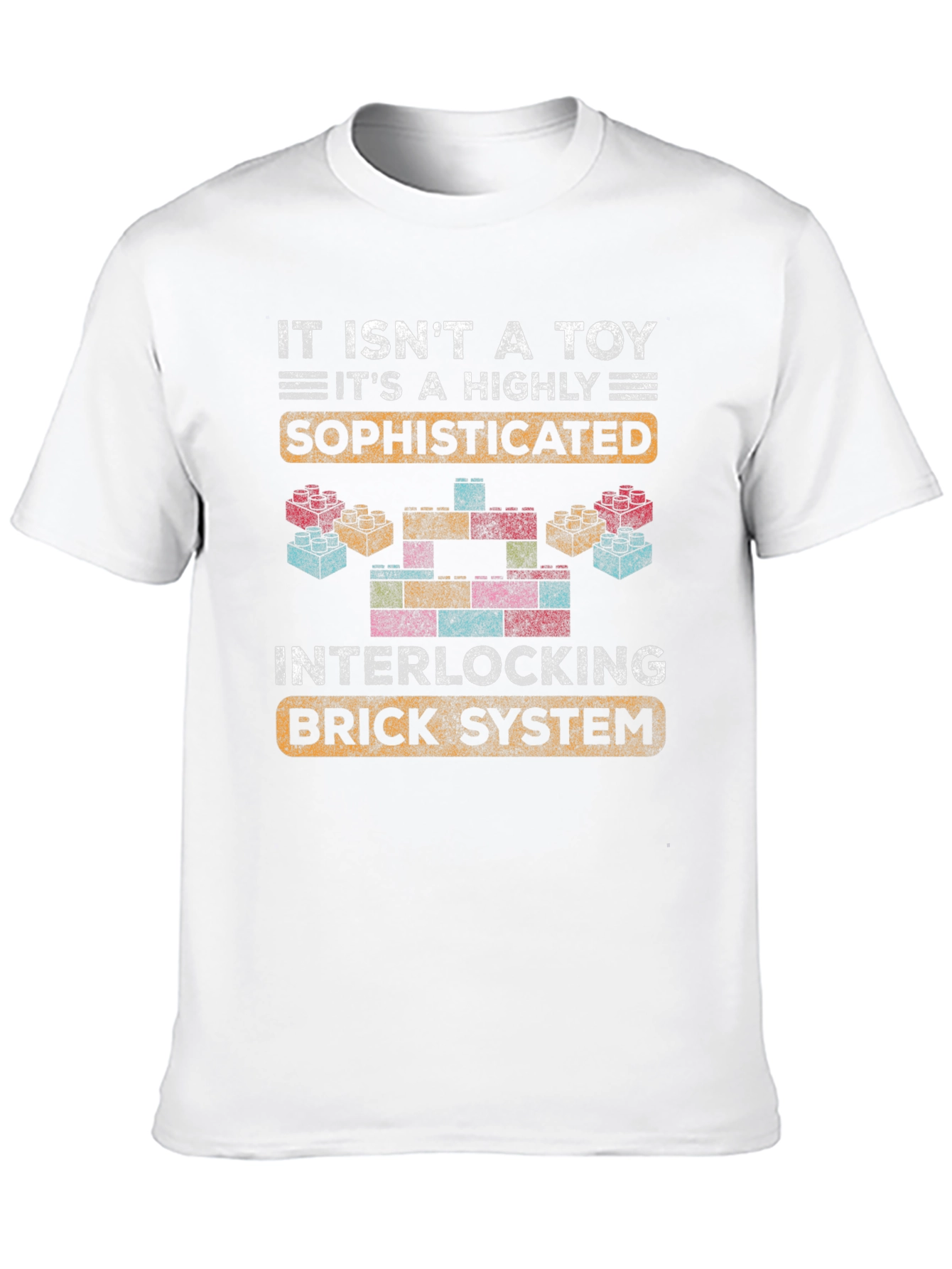 Sophisticated Interlocking Brick System T-Shirt