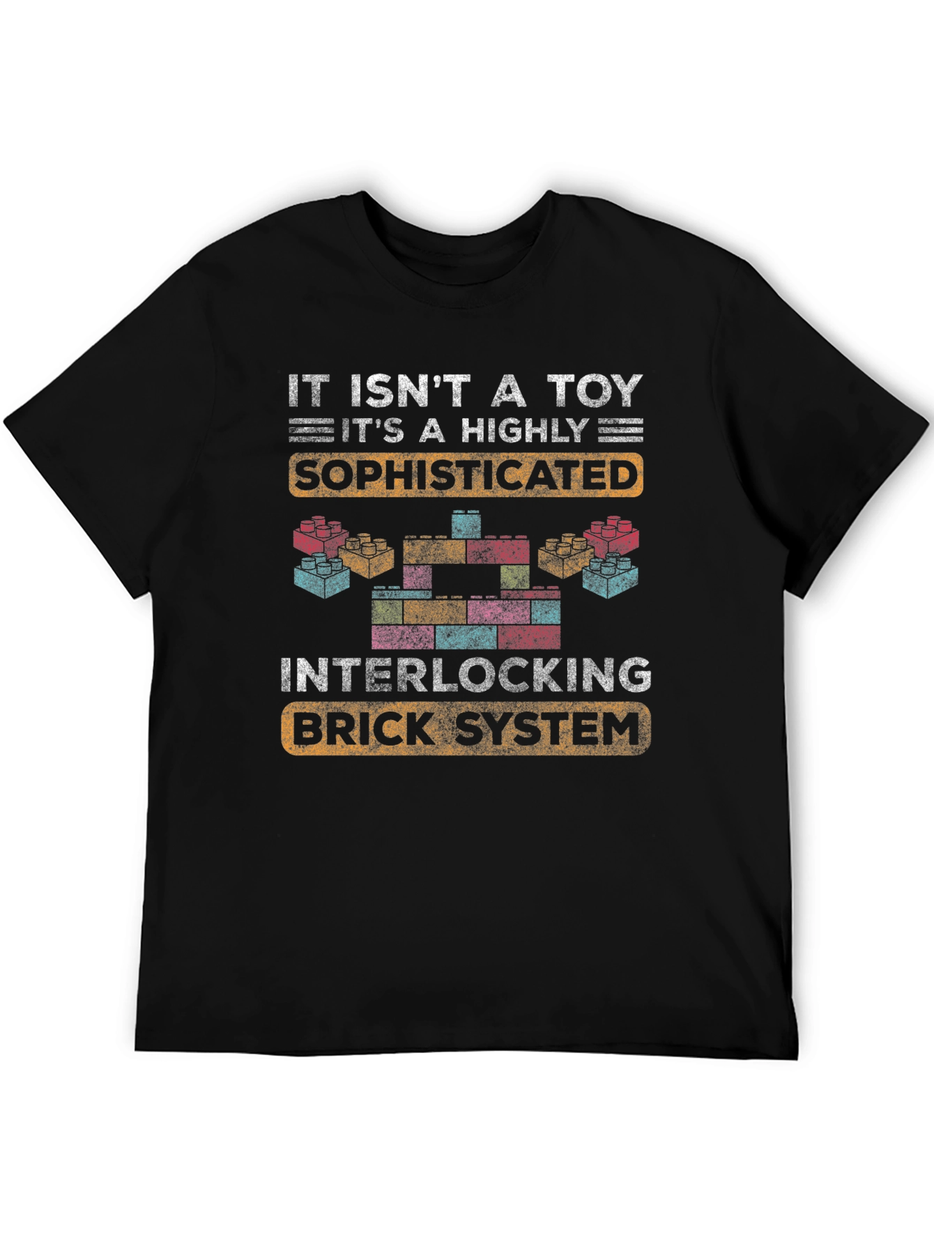 Sophisticated Interlocking Brick System T-Shirt