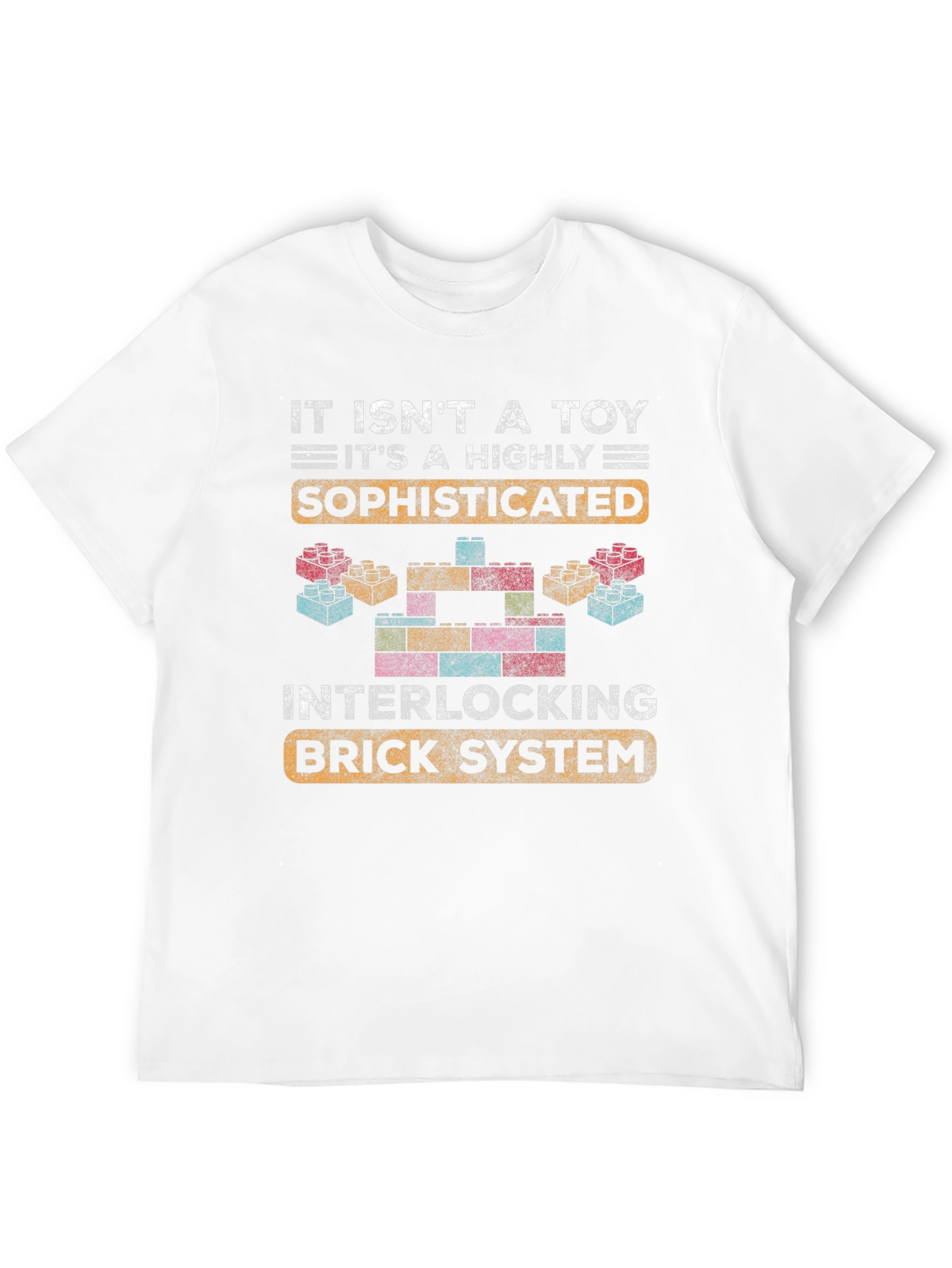 Sophisticated Interlocking Brick System T-Shirt