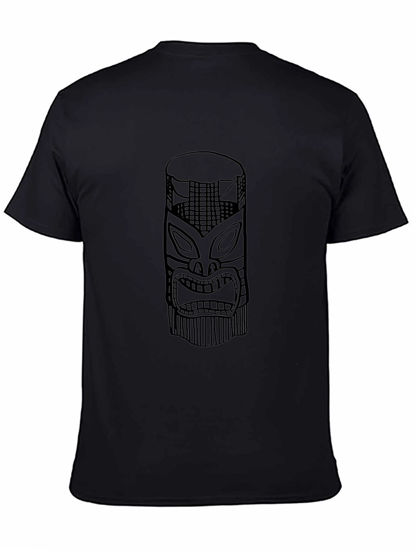 Black Tiki Graphic Tee