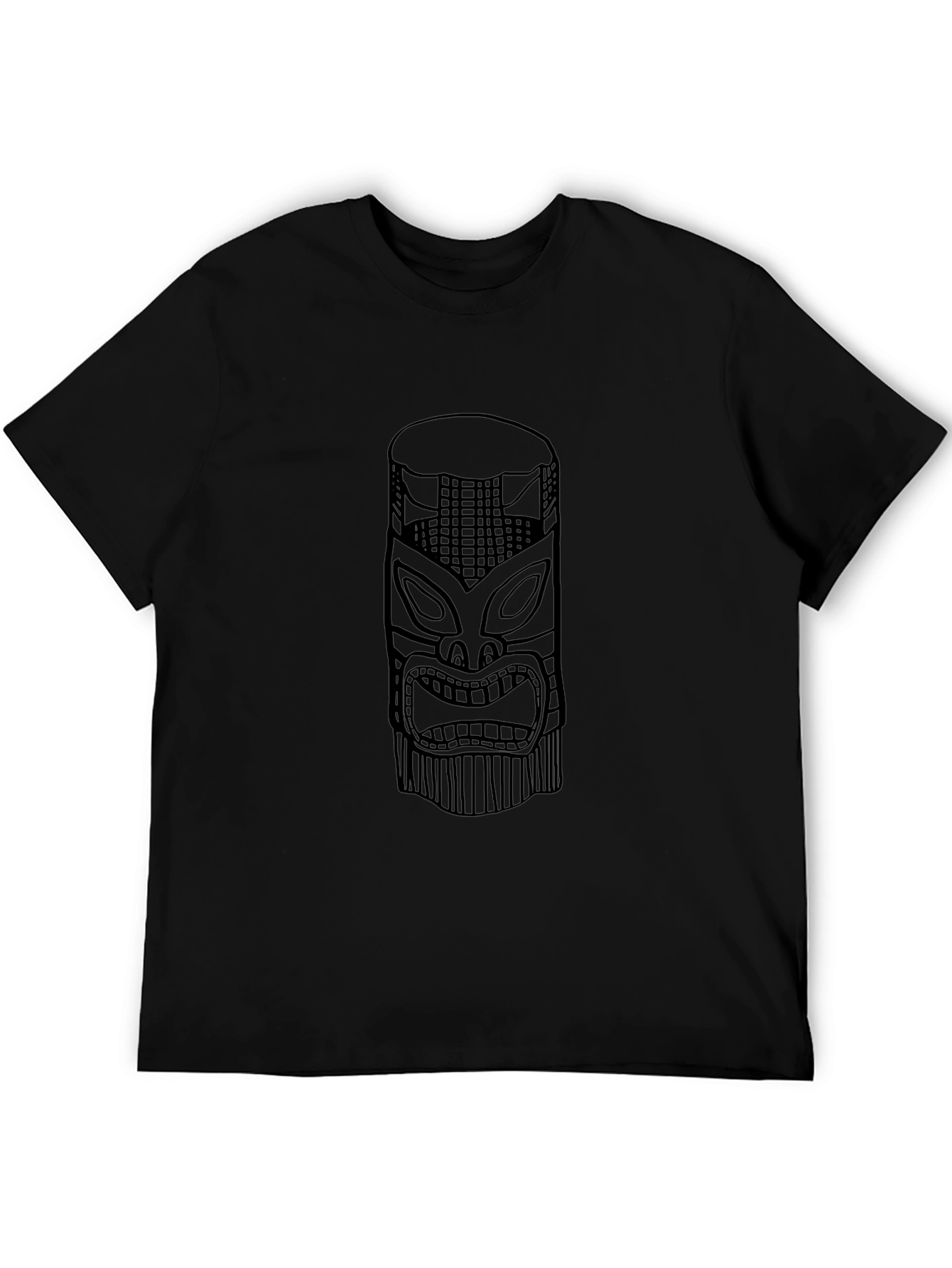 Black Tiki Graphic Tee