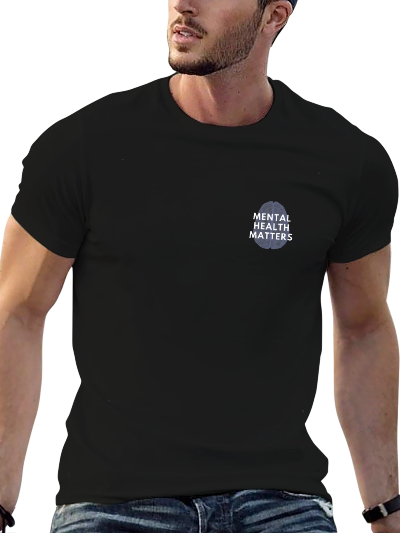 Mental Health Matters T-Shirt - Classic Black Tee