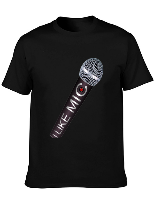 I Like Mic Graphic T-Shirt