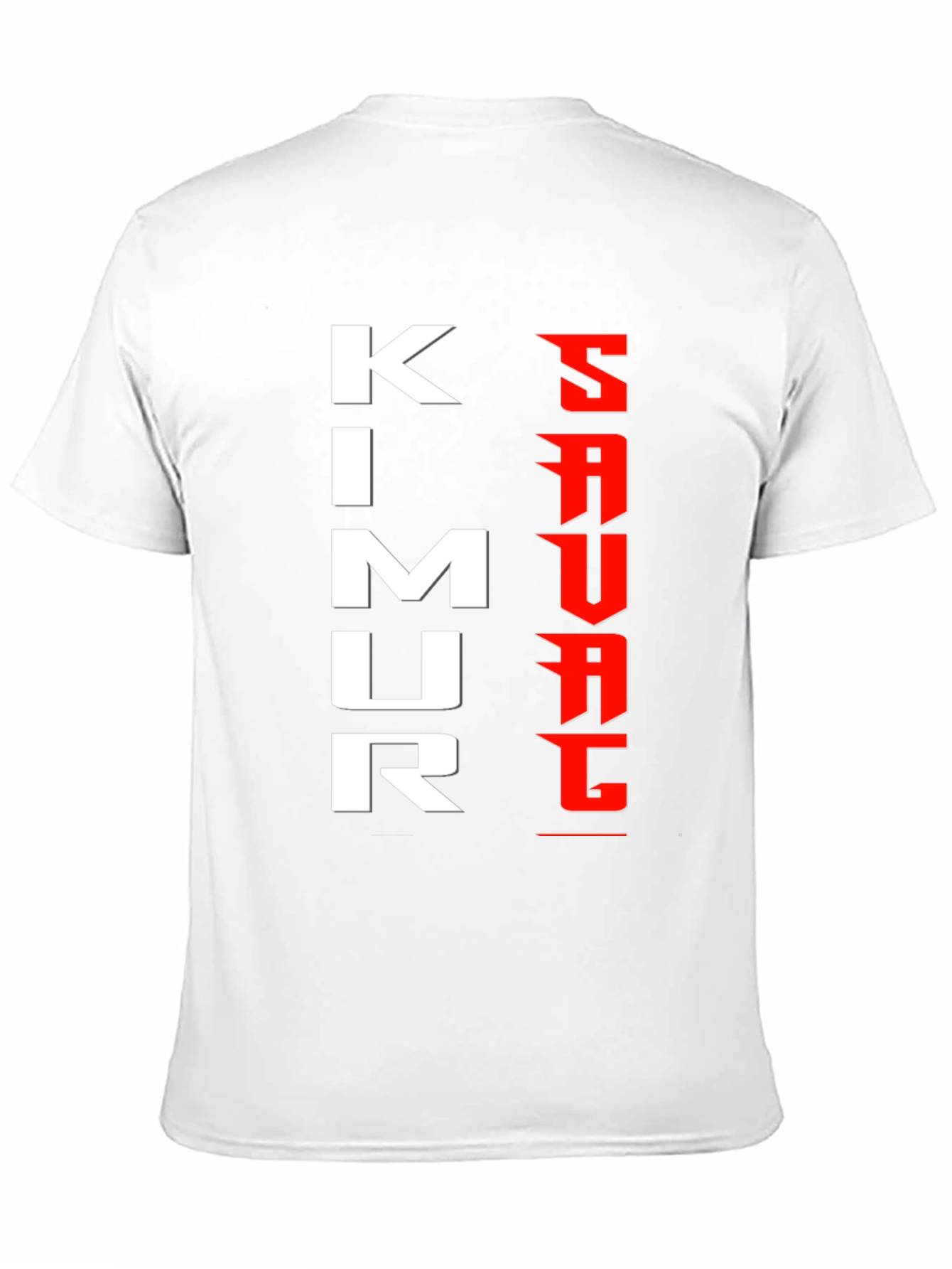 Kimurawear Black T-Shirt with Bold Graphic Design