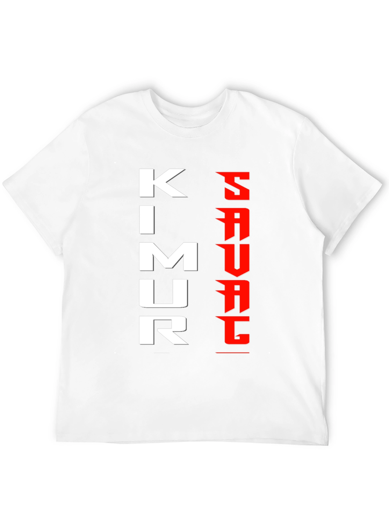 Kimurawear Black T-Shirt with Bold Graphic Design