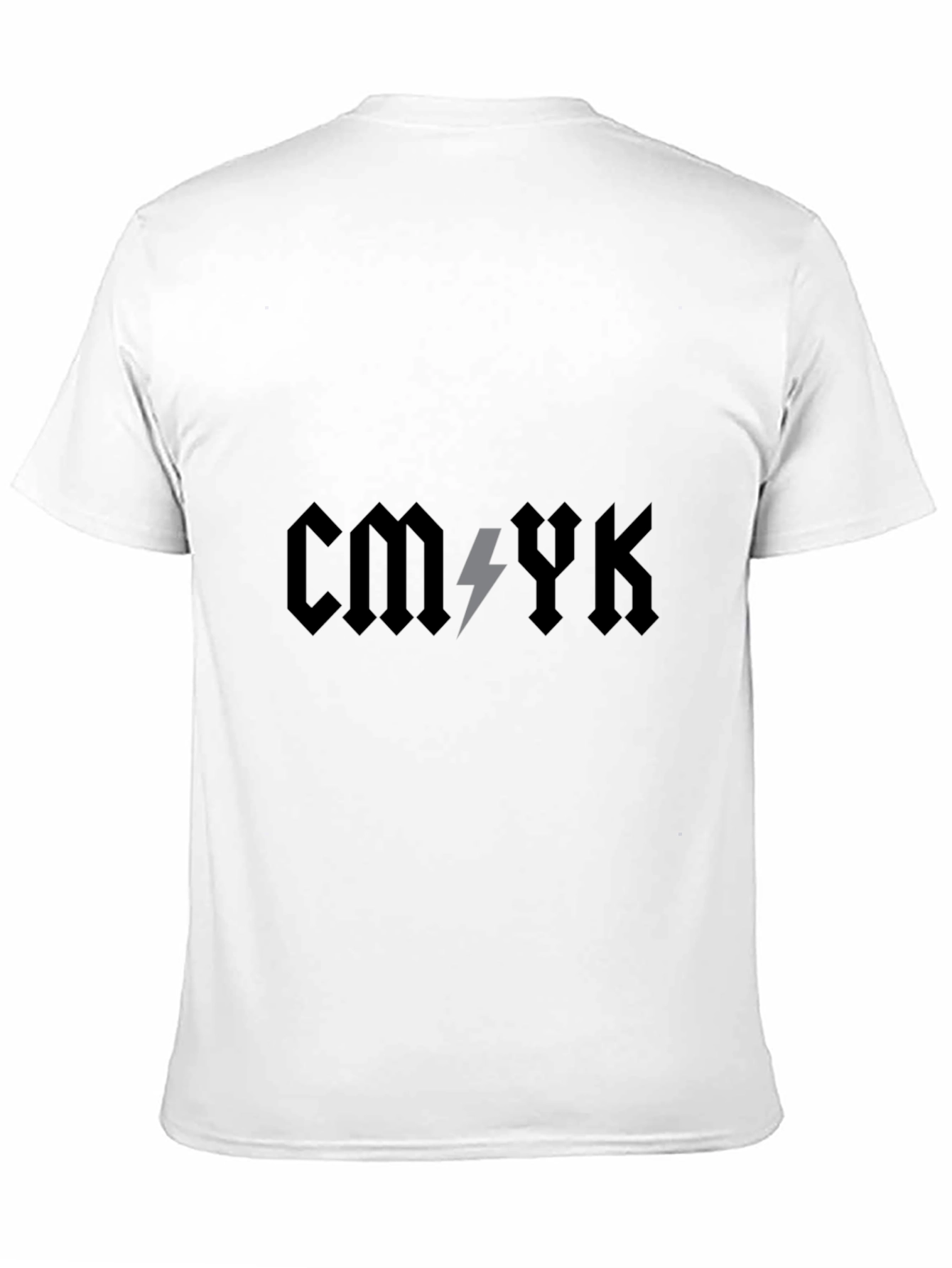 CMYK Graphic Print Black T-Shirt