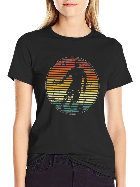 Retro Soccer Player Graphic T-Shirt