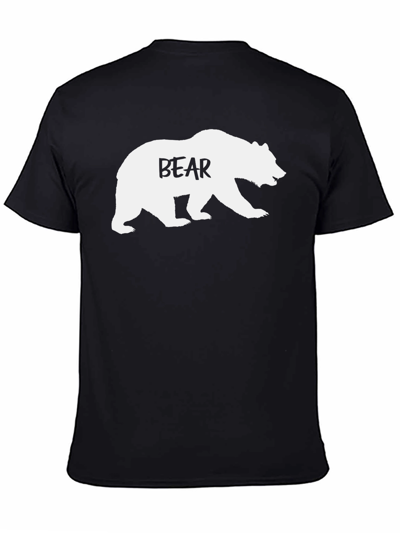 Bear Graphic T-Shirt - Mens Casual Tee