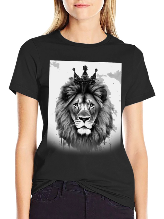 Lion King Graphic T-Shirt - Black Cotton Tee