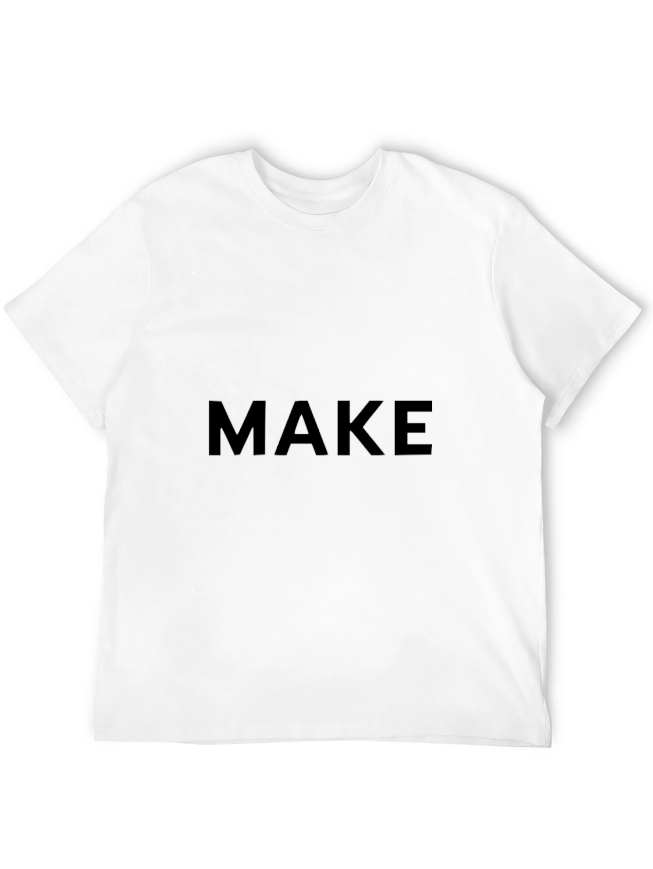 MAKE T-Shirt - Classic Black Cotton Tee