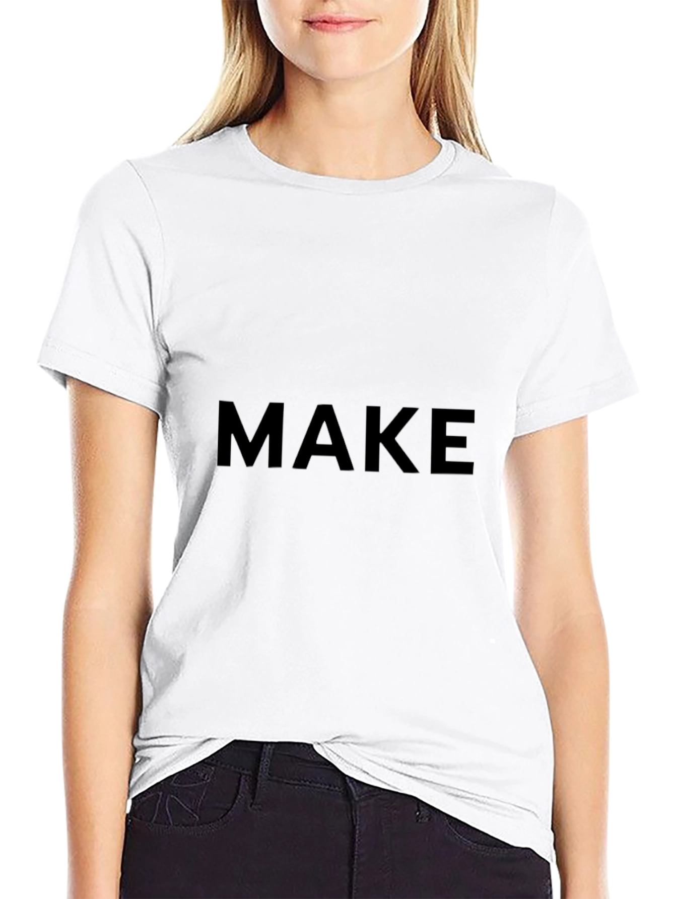 MAKE T-Shirt - Classic Black Cotton Tee