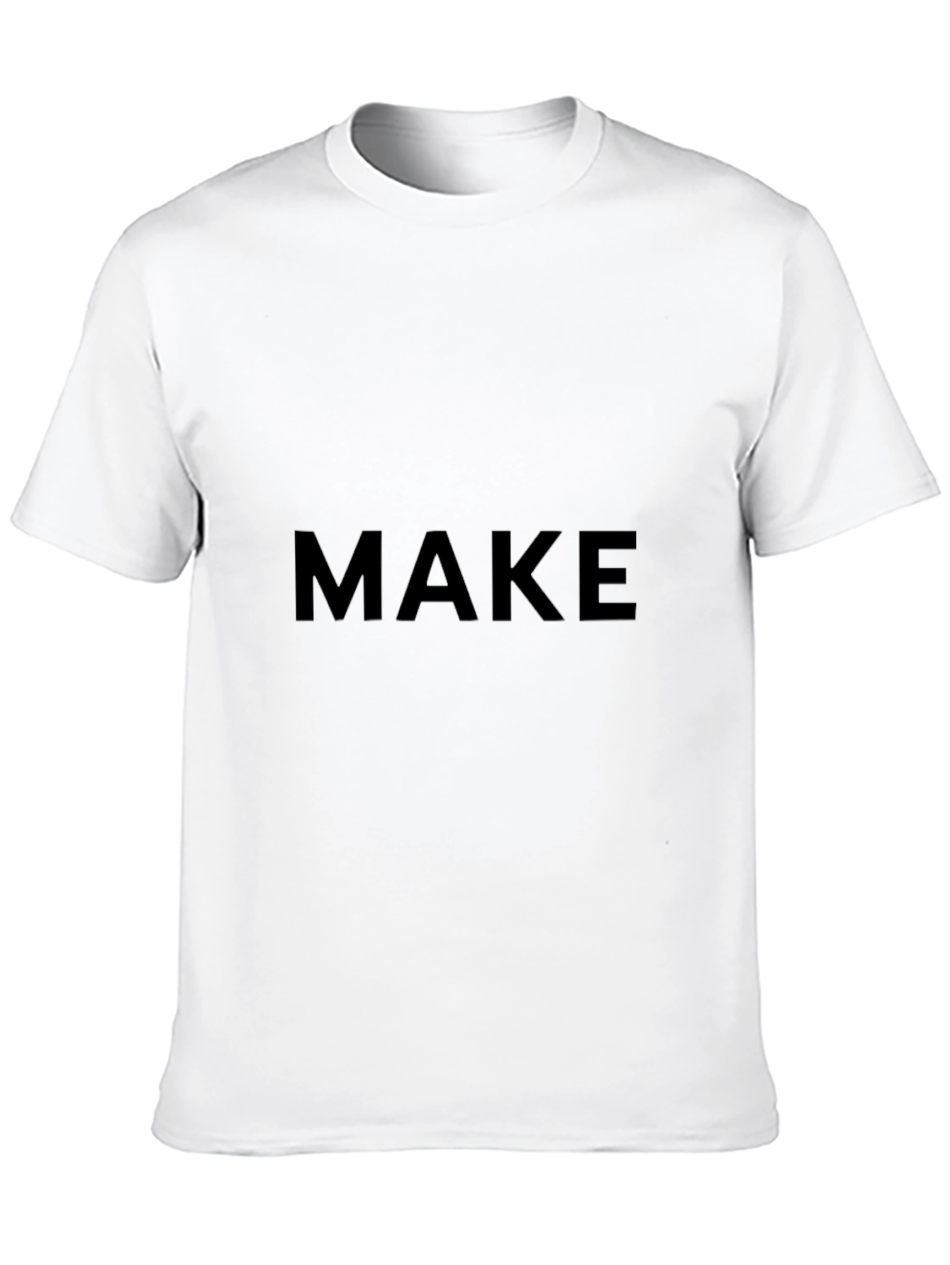 MAKE T-Shirt - Classic Black Cotton Tee