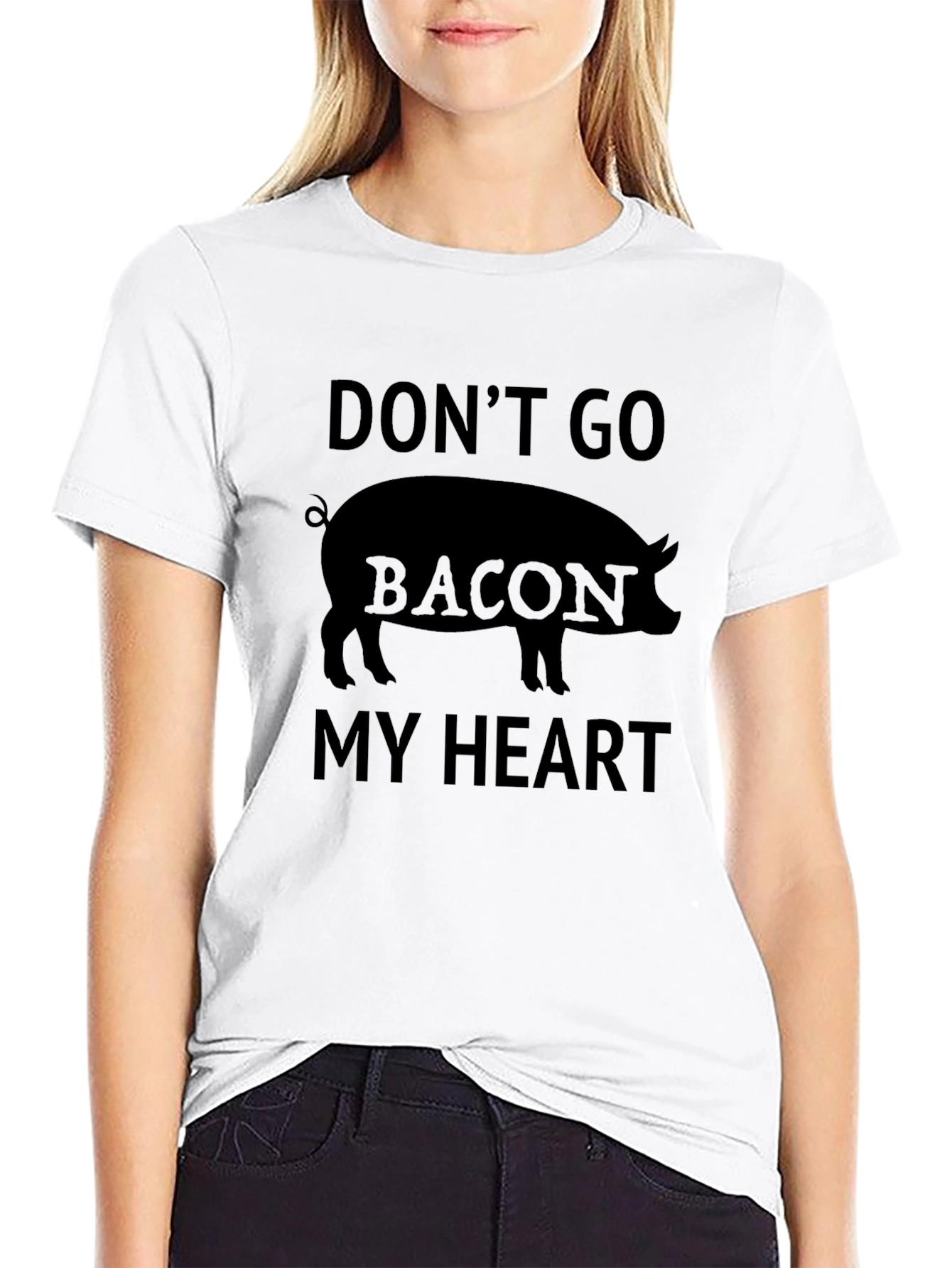 Dont Go Bacon My Heart Pig T-Shirt