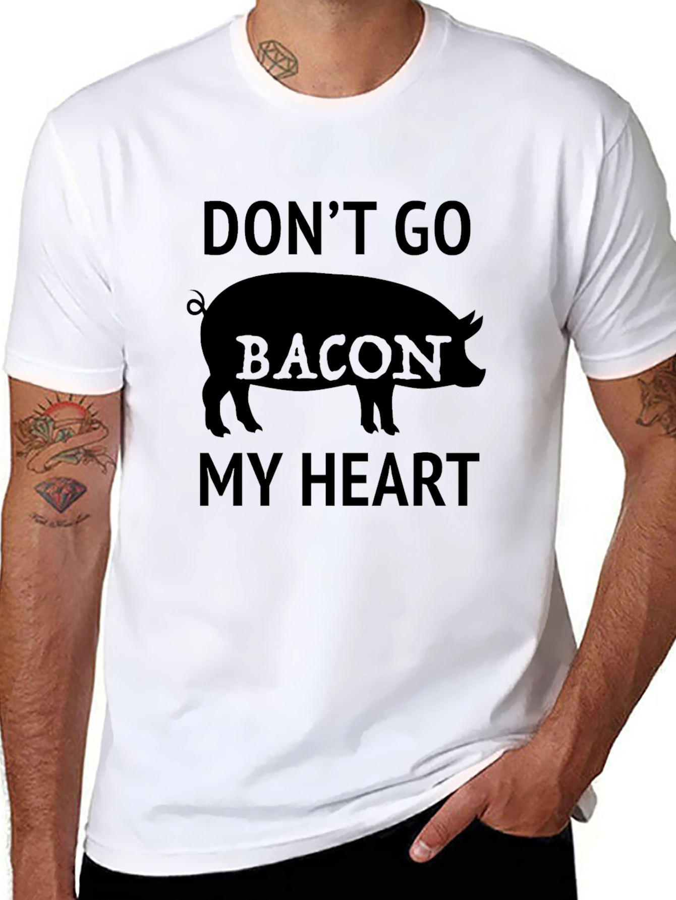 Dont Go Bacon My Heart Pig T-Shirt