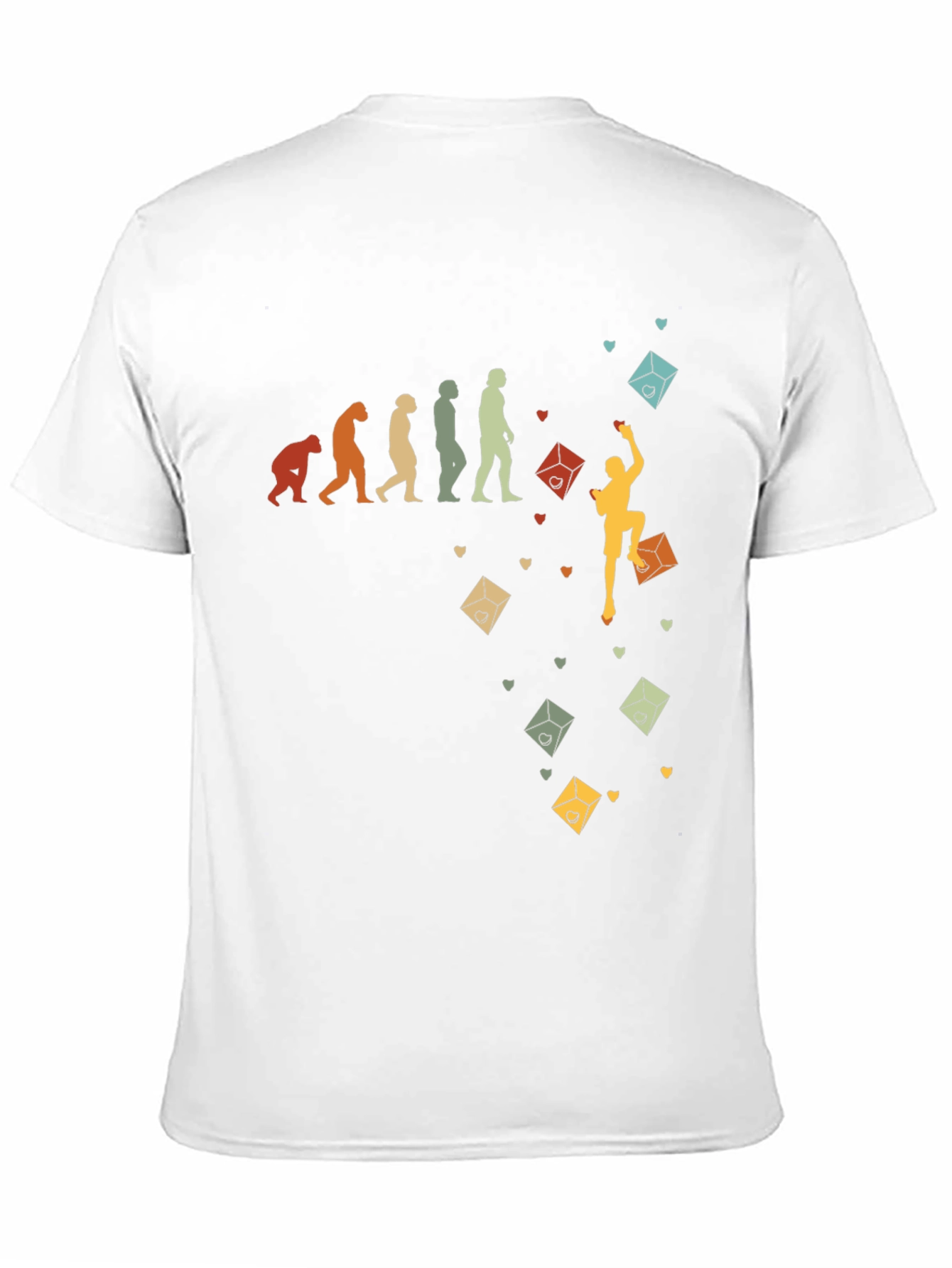 Climbing Evolution Graphic Tee - Rock Climbing Gift
