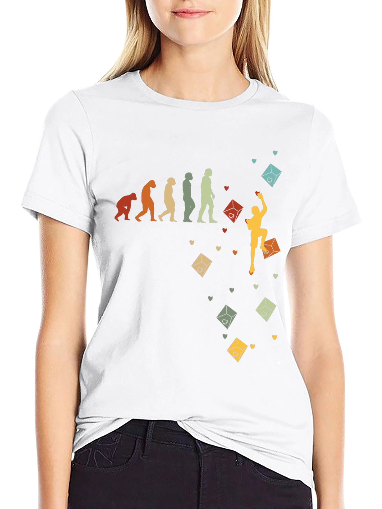 Climbing Evolution Graphic Tee - Rock Climbing Gift
