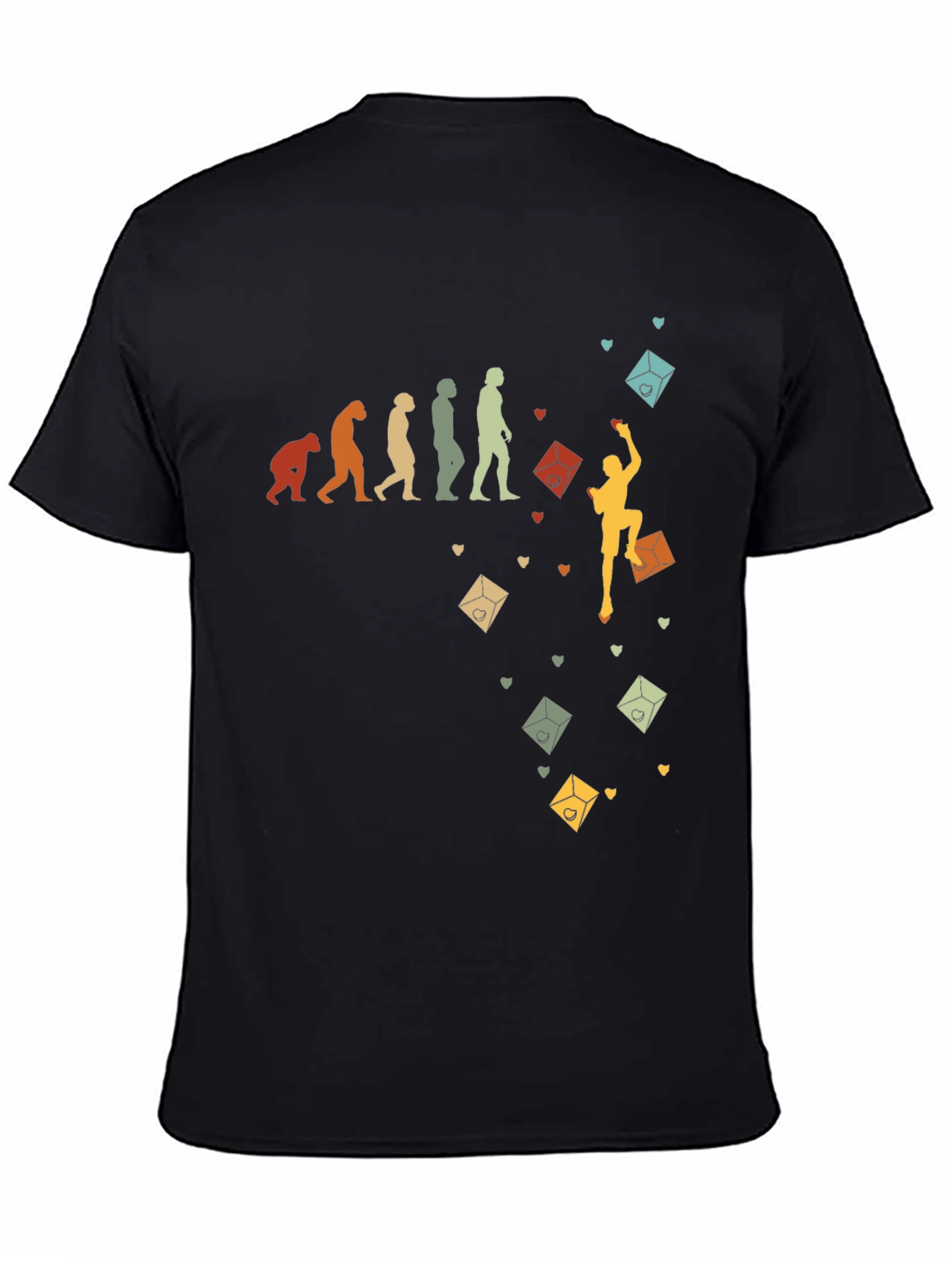 Climbing Evolution Graphic Tee - Rock Climbing Gift