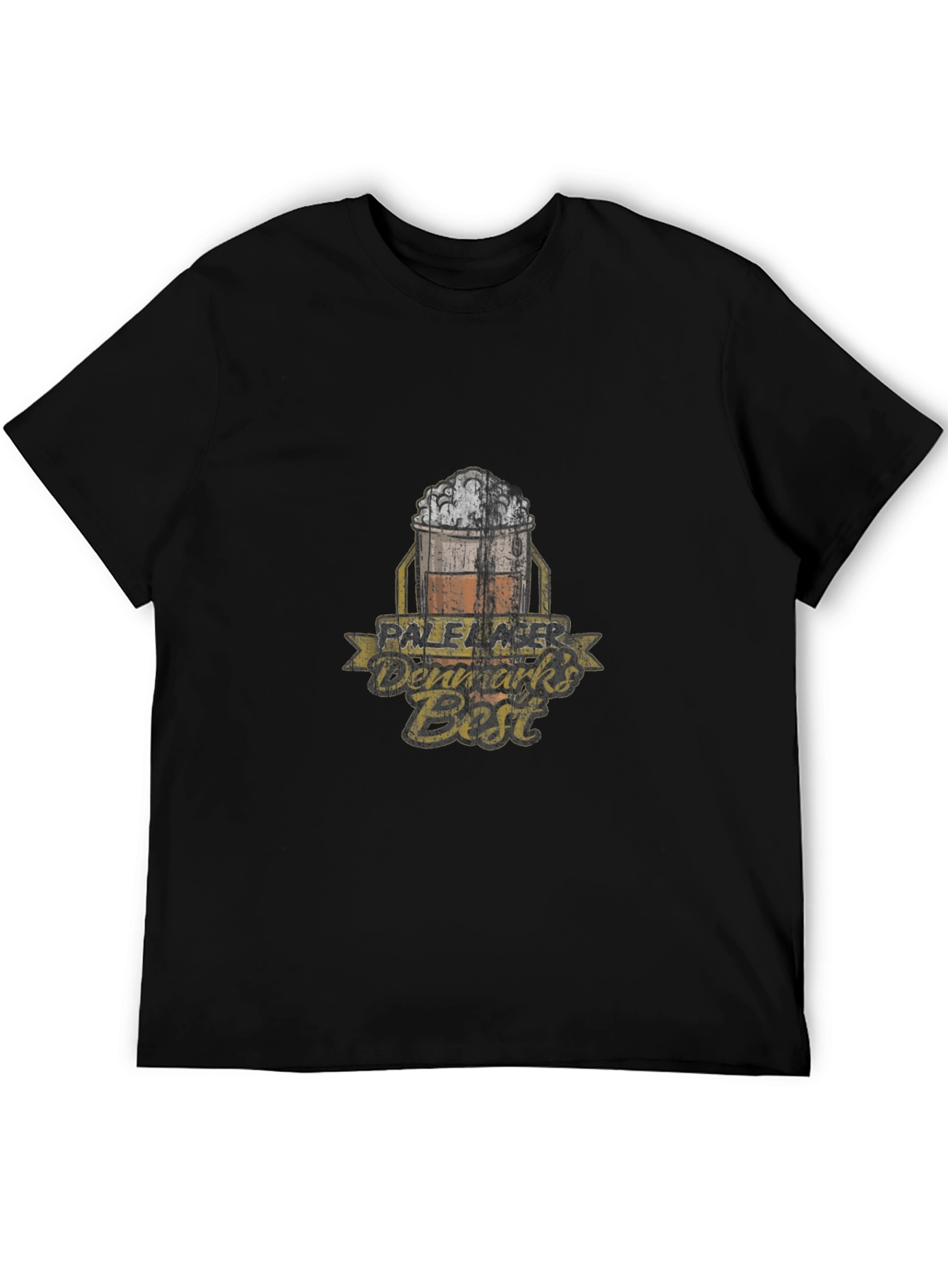 Denmarks Best Pale Lager T-Shirt - Black