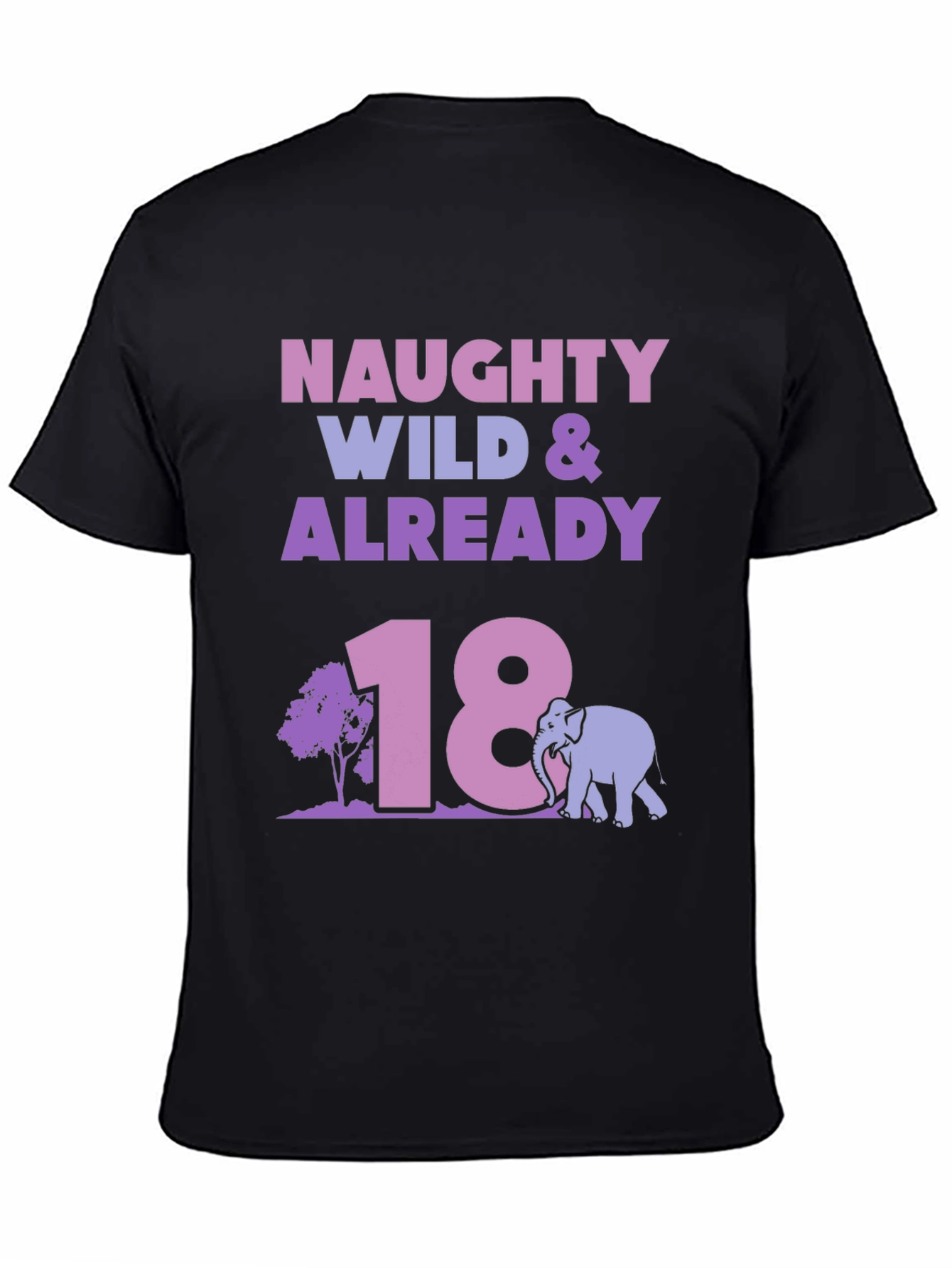 Naughty Wild & Already 18 Birthday T-Shirt