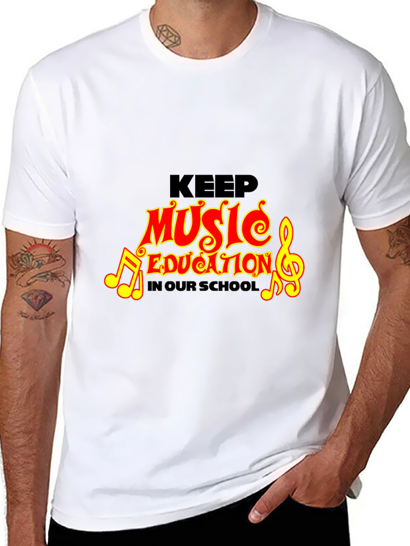Music Education T-Shirt - Keep Music In Our Schools