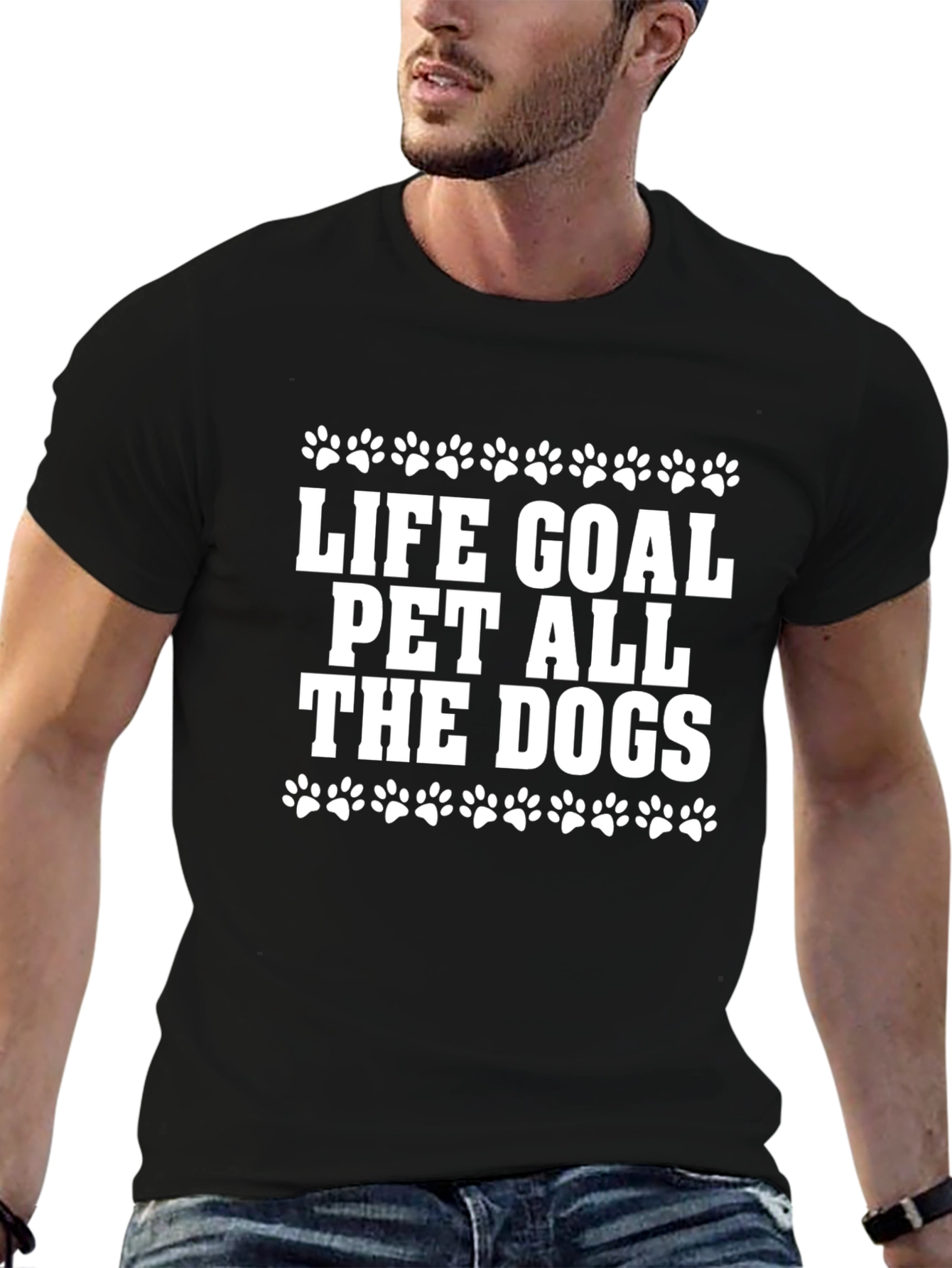 Life Goal Pet All The Dogs Graphic Tee