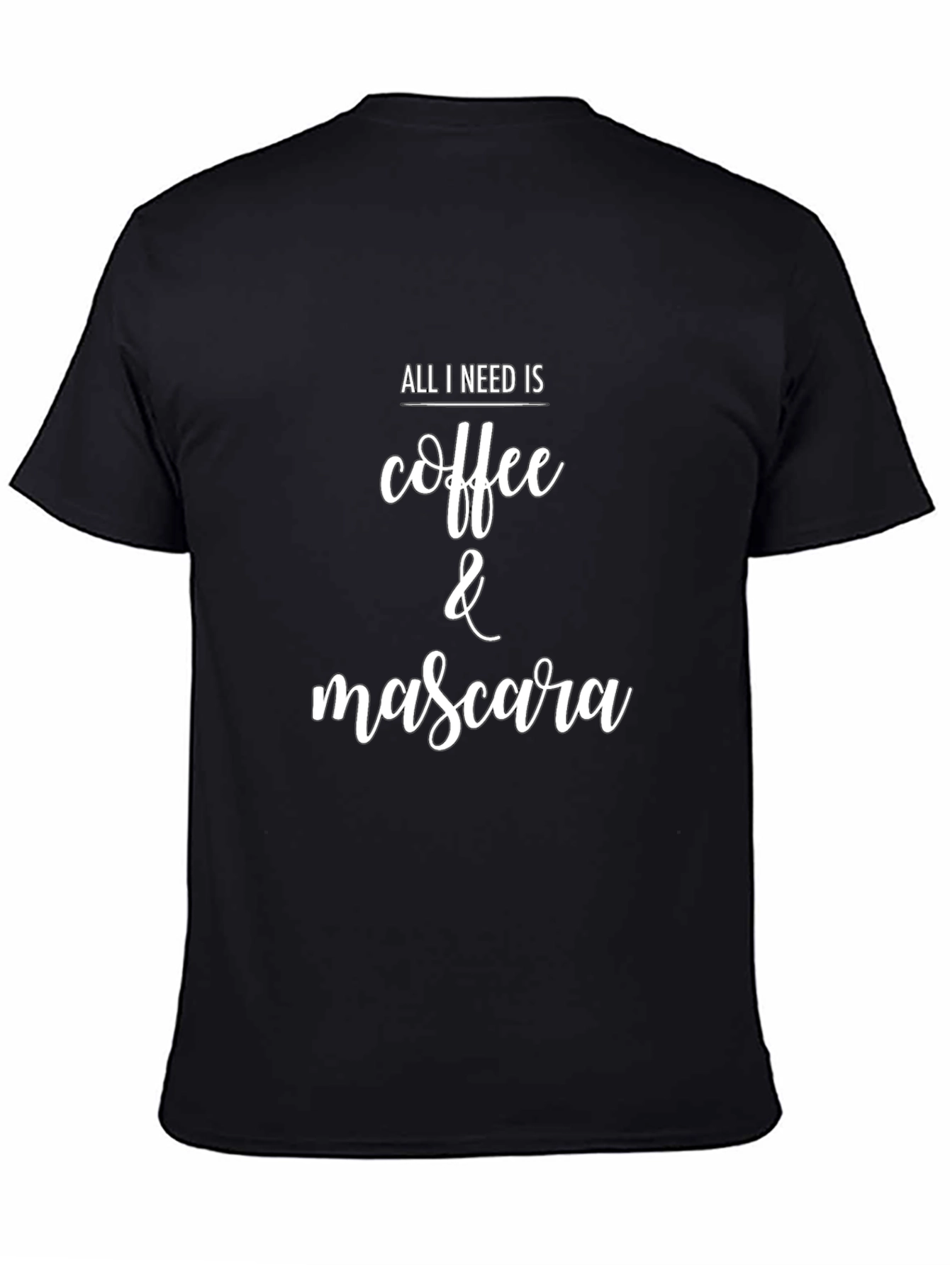 Coffee & Mascara Graphic Tee - Unisex Casual Shirt
