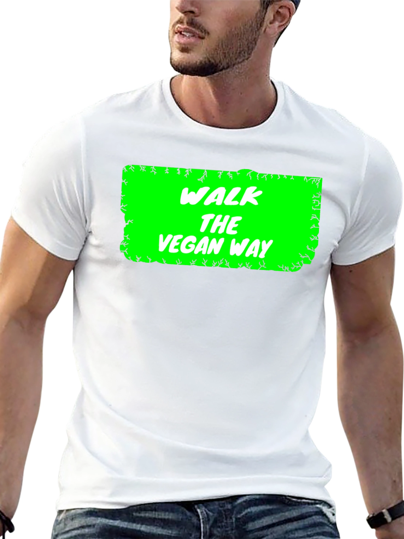 Walk The Vegan Way T-Shirt - Graphic Tee