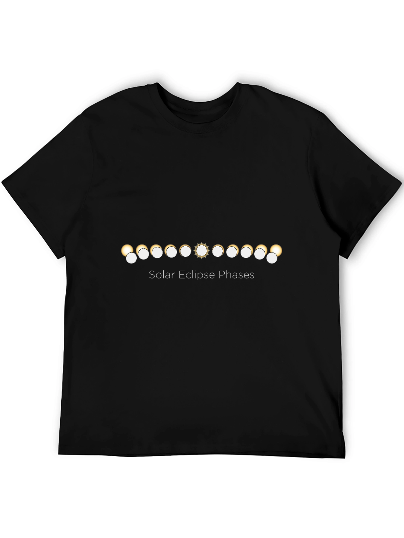 Solar Eclipse Phases Graphic Tee