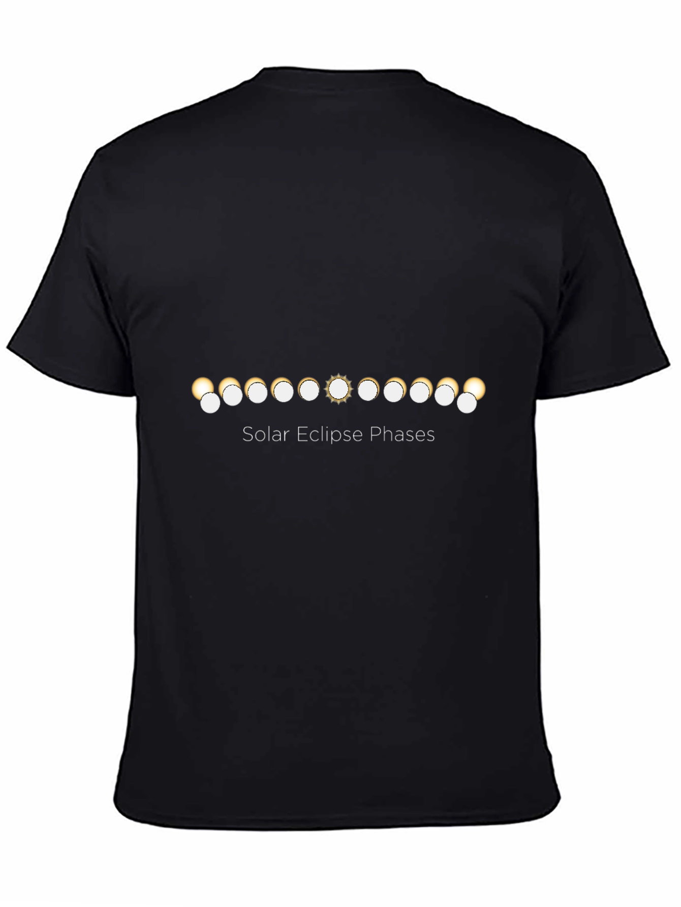 Solar Eclipse Phases Graphic Tee