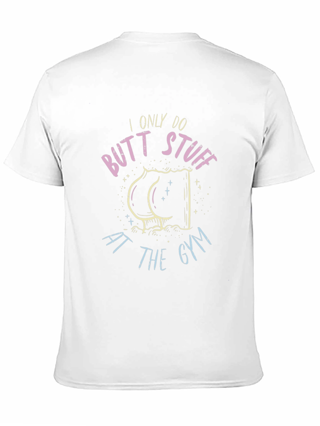 Butt Stuff Gym Humor T-Shirt - Black