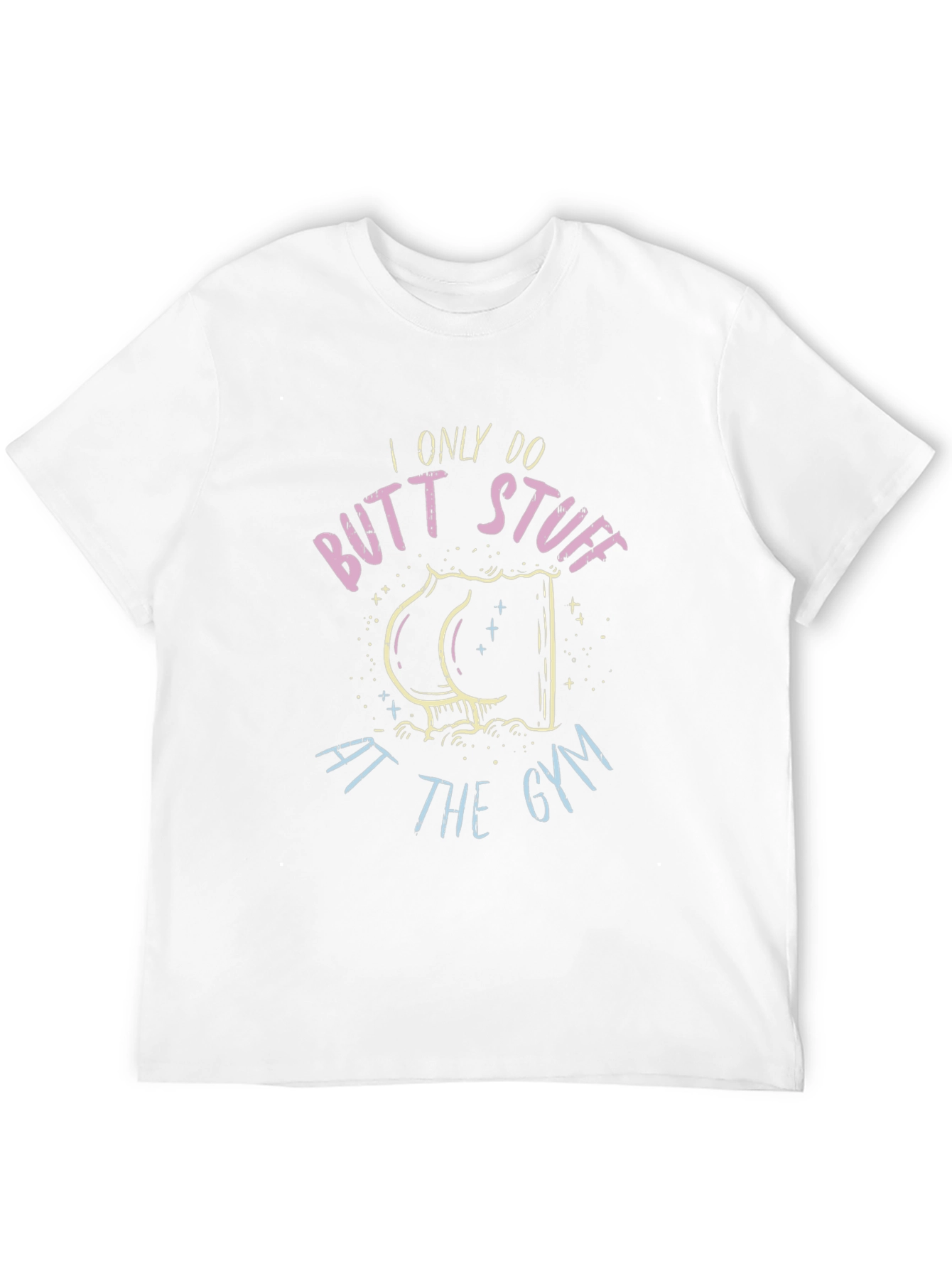 Butt Stuff Gym Humor T-Shirt - Black