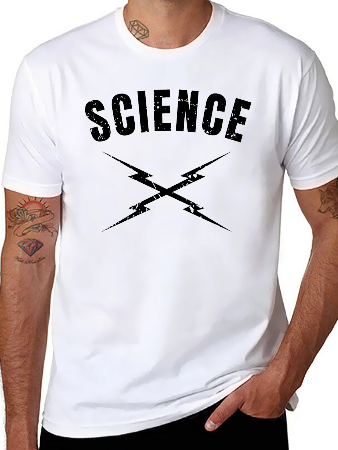 Science Lightning Bolt Graphic Tee
