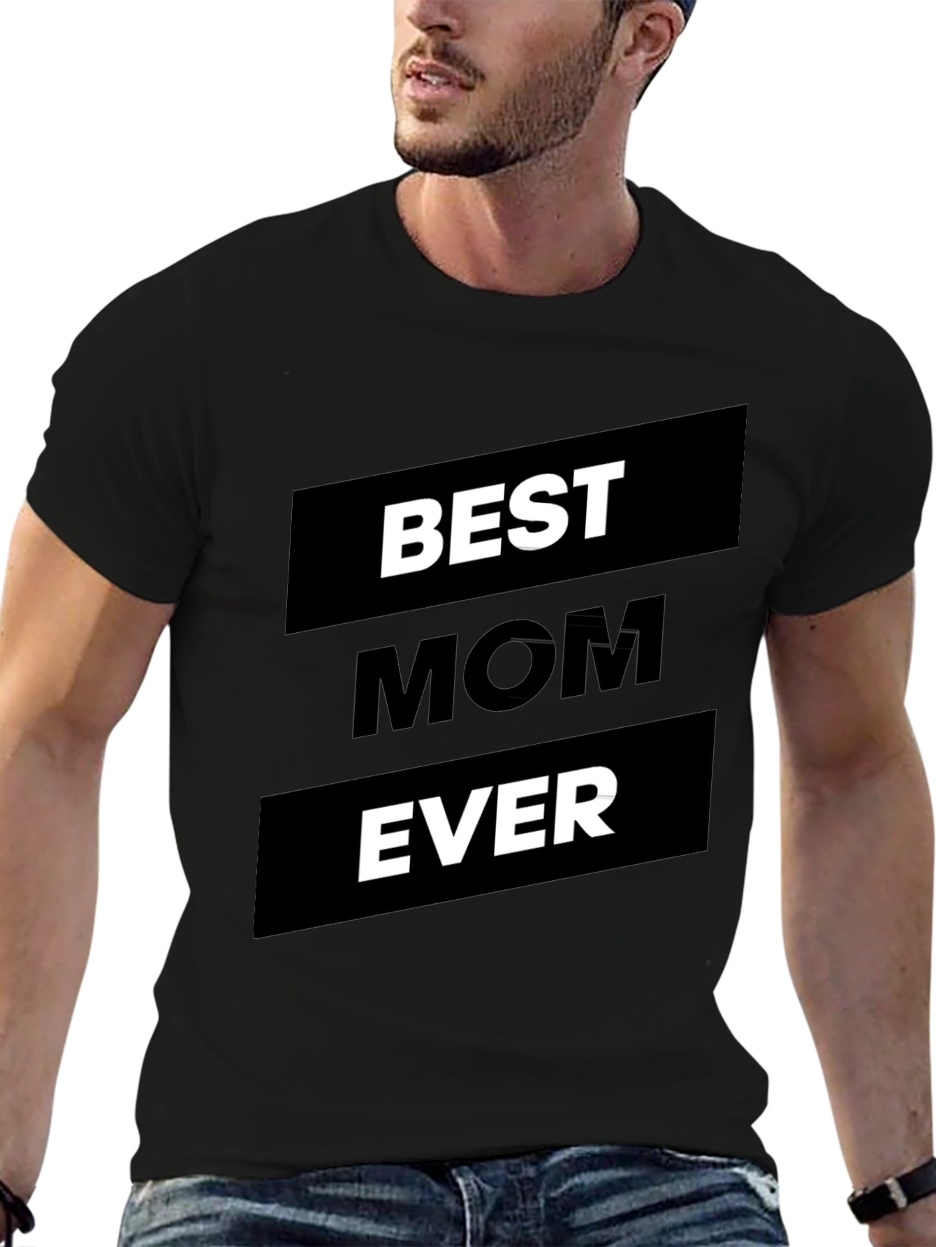 Best Mom Ever T-Shirt - Black Graphic Tee